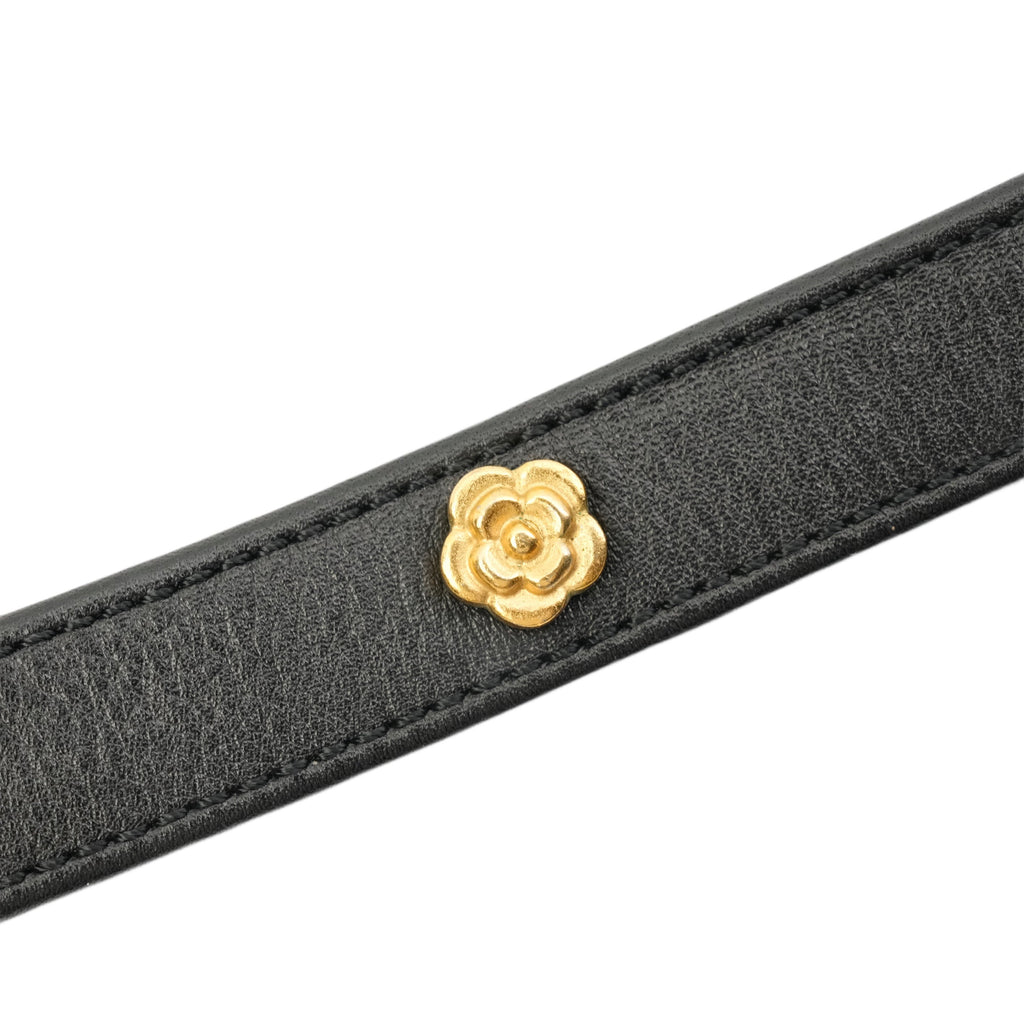 CHANEL 1993 Coco Mark Camellia Belt