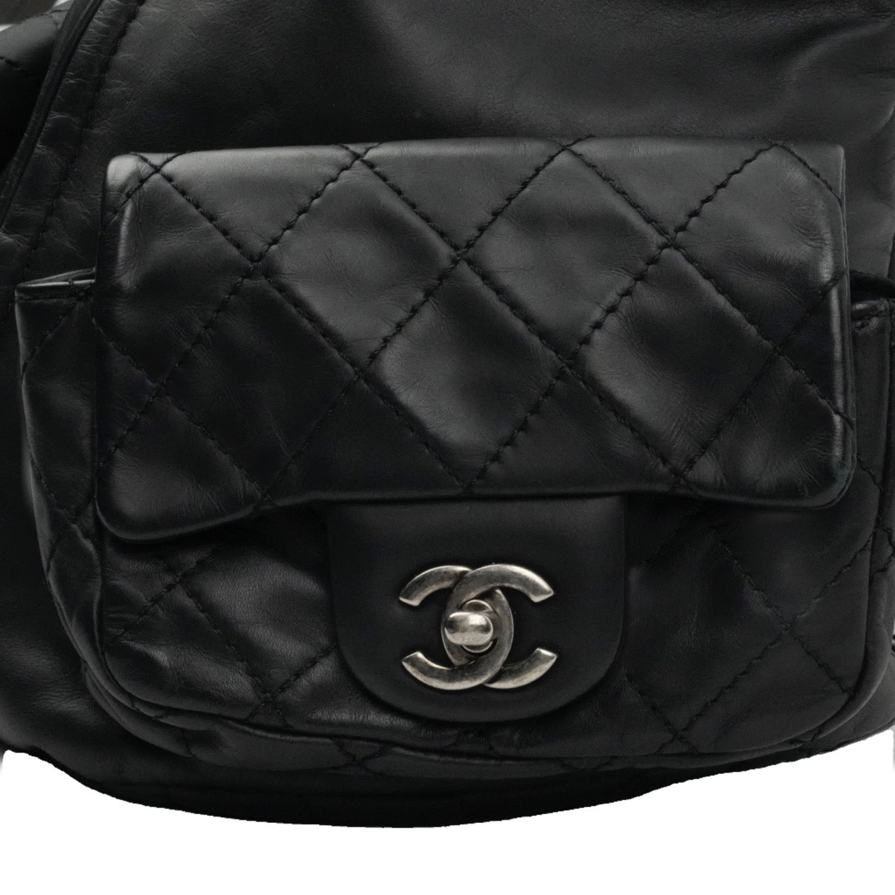 CHANEL 2012-2013 Matelassé Chain Lambskin Backpack
