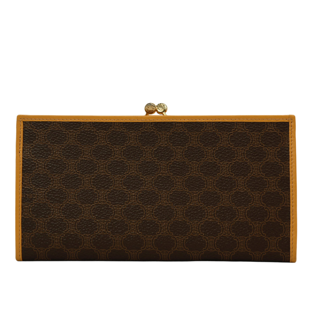 CELINE Macadam Frame Long Wallet