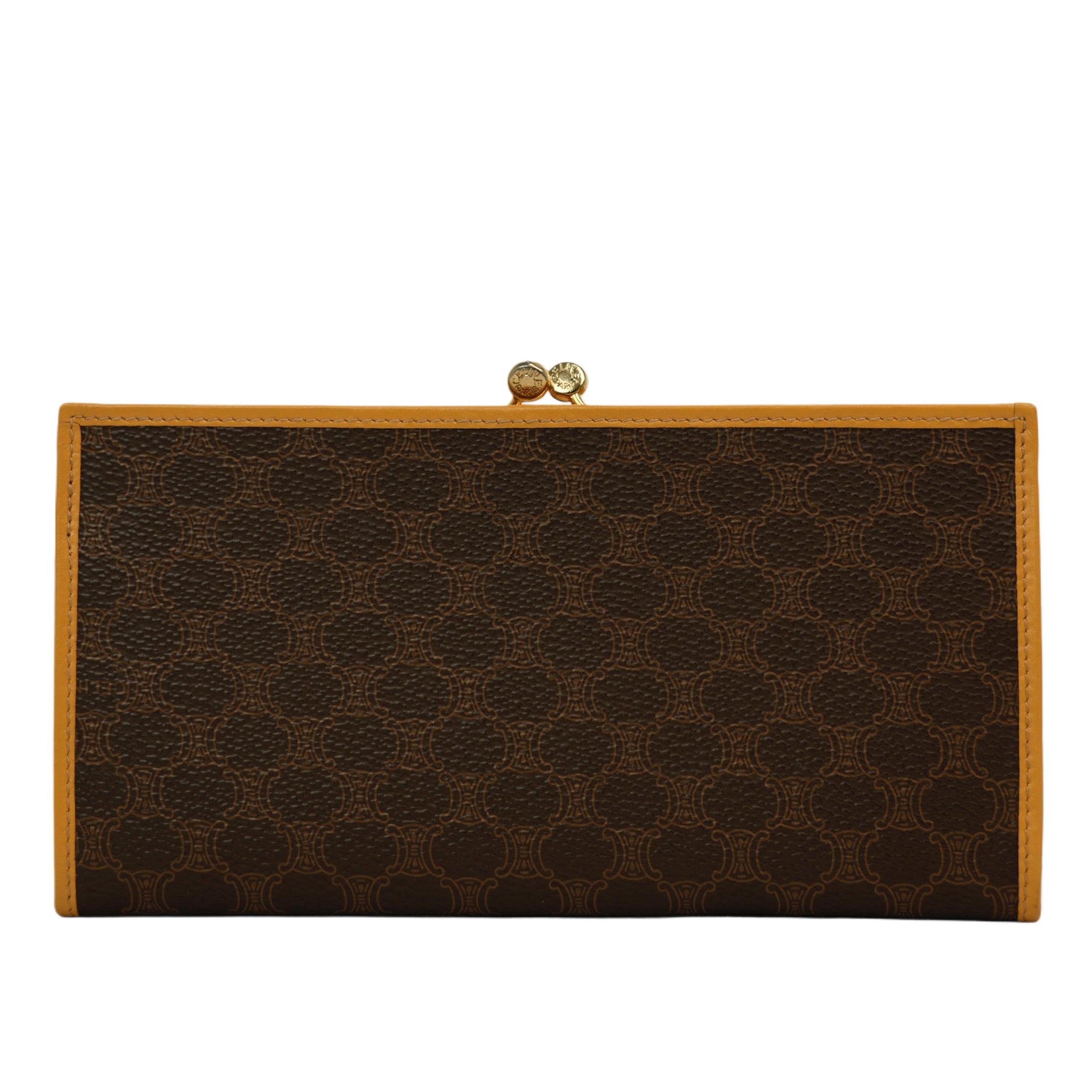 CELINE Macadam Frame Long Wallet