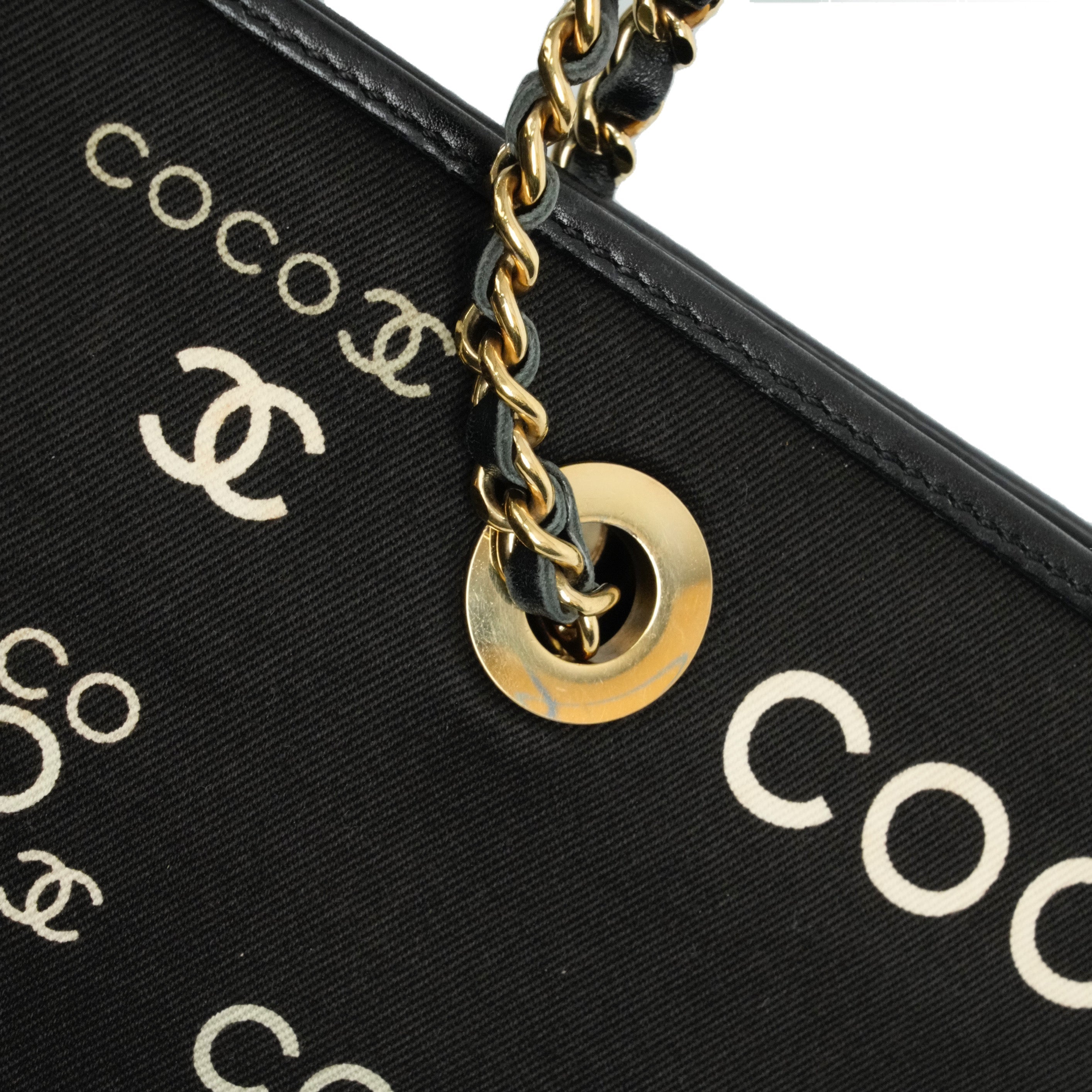 CHANEL 2002-2003 Coco Chain Tote Bag