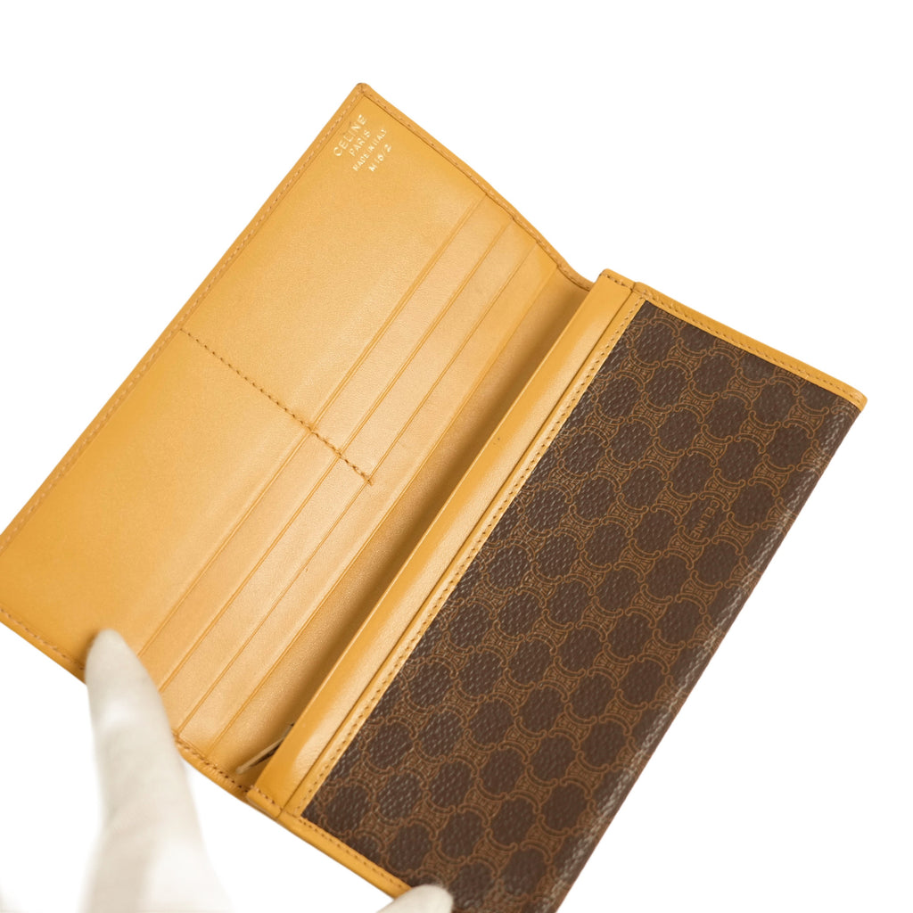 CELINE Macadam Bi-Fold Long Wallet