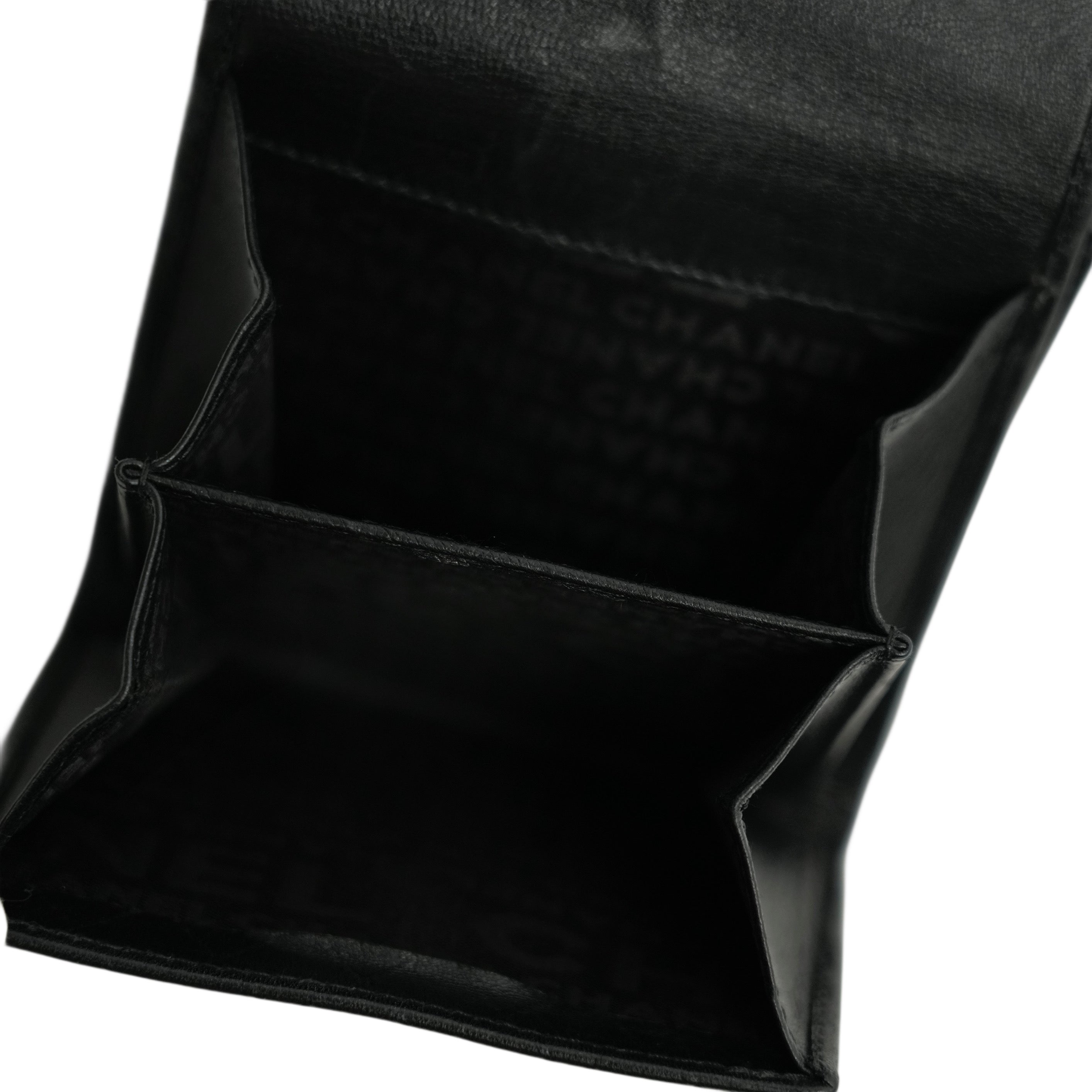 CHANEL 2004–2005 Ginza Limited Camellia Trifold Wallet
