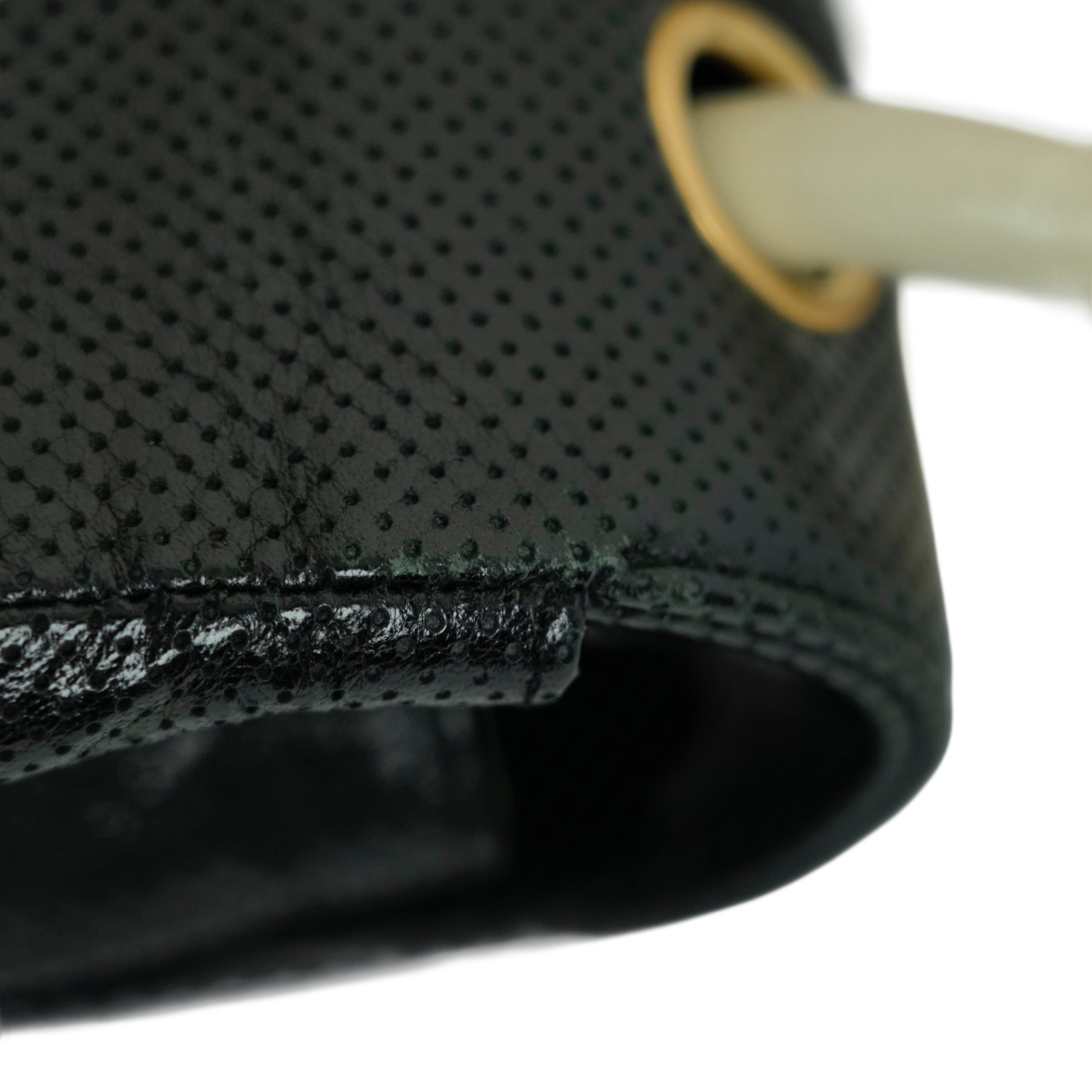 CHANEL 2000-2002 Coco Mark Punching Shoulder Bag