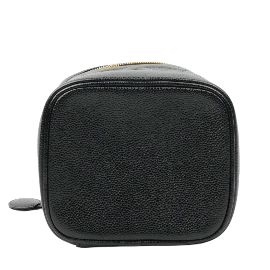 CHANEL 2000–2002 Caviar Skin Vanity Handbag