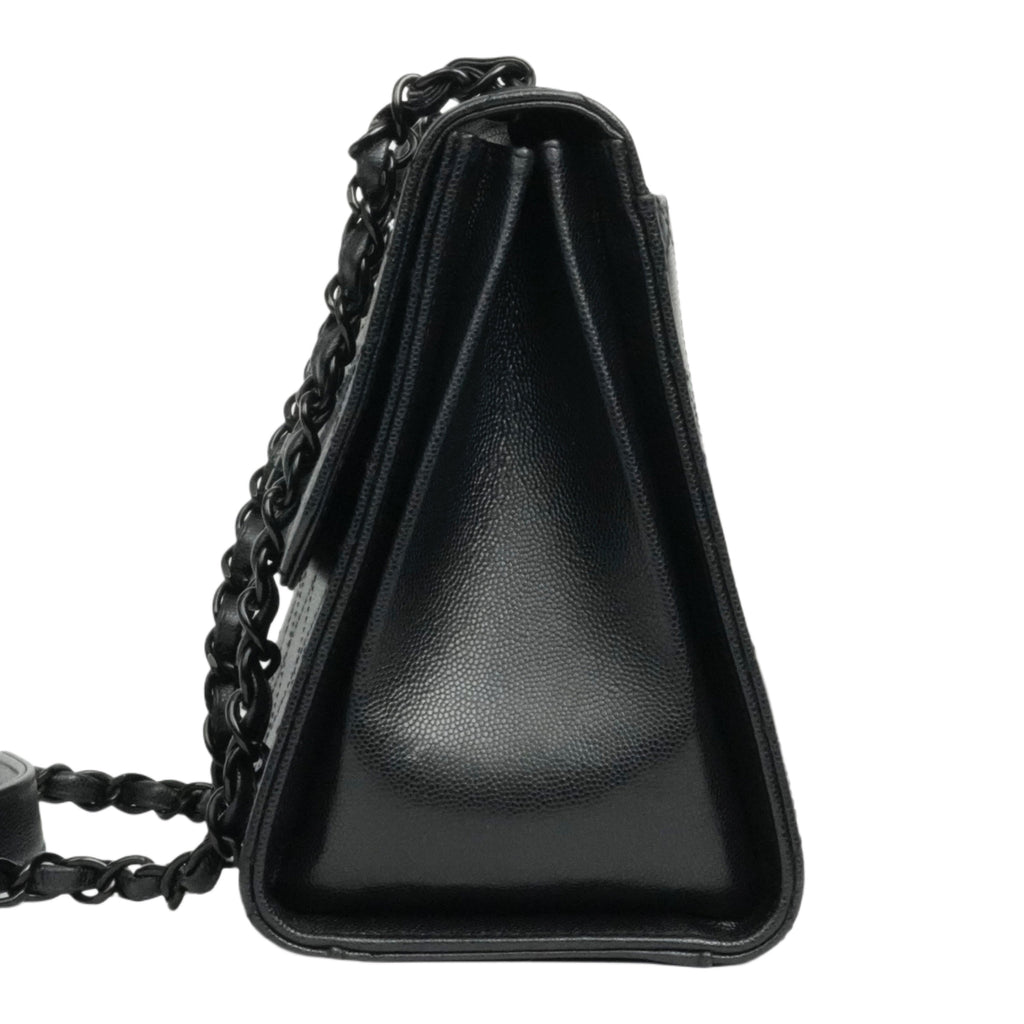 CHANEL 1997–1999 2.55 Matelassé Chain Caviar Skin Shoulder Bag