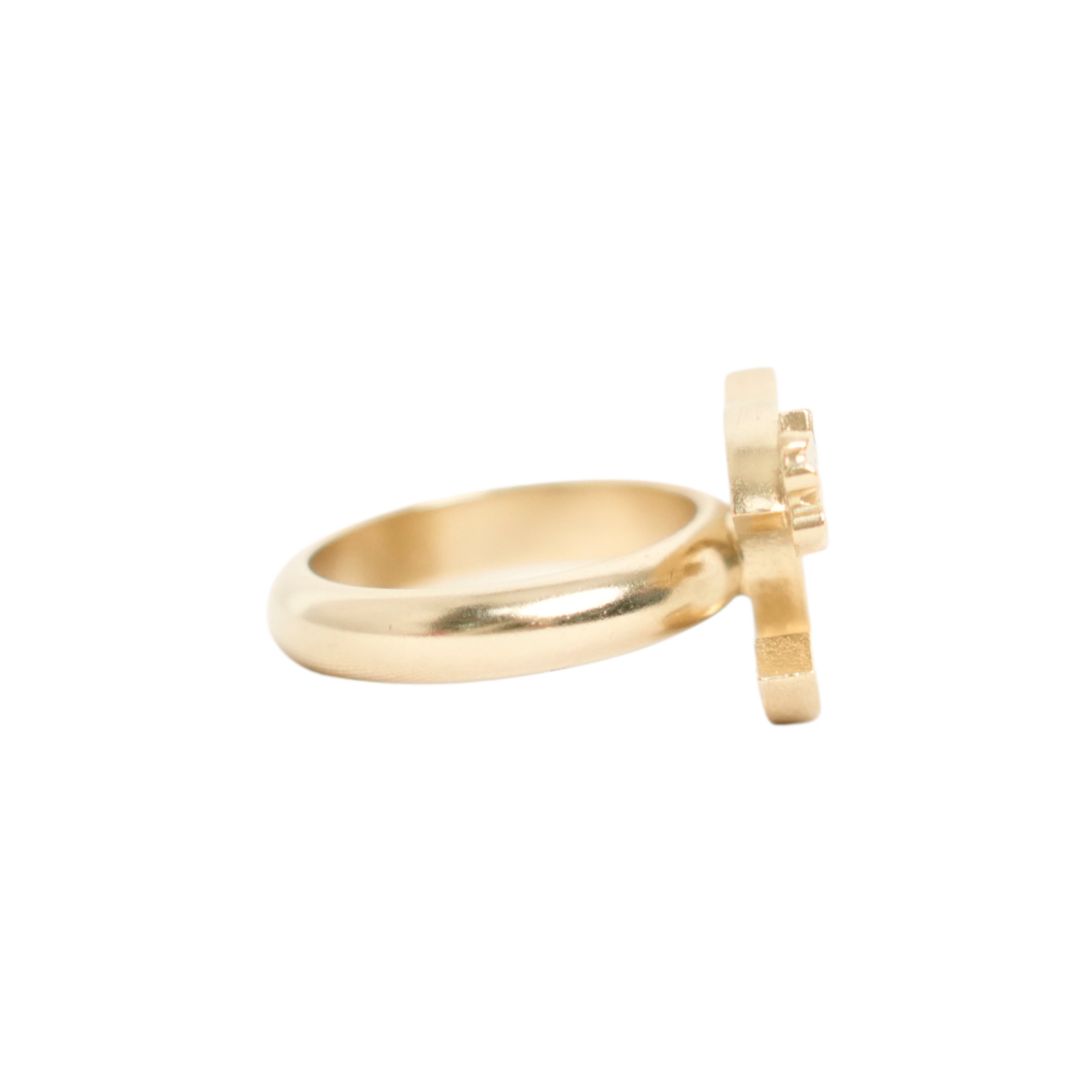 CHANEL Clover Coco Mark Ring