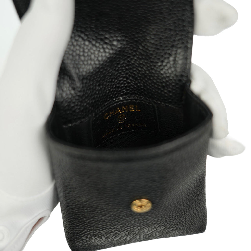 CHANEL 2008–2009 Caviar Leather Cigarette Case