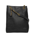 CHANEL 1996–1997 Coco Mark Matelassé Caviar Skin Tote Bag / Shoulder Bag