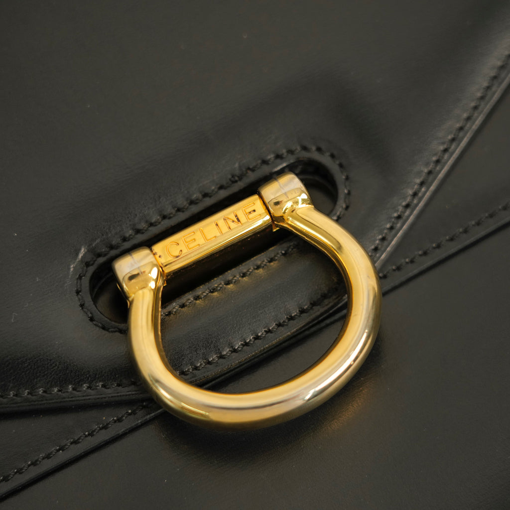 CELINE Double Flap Handbag