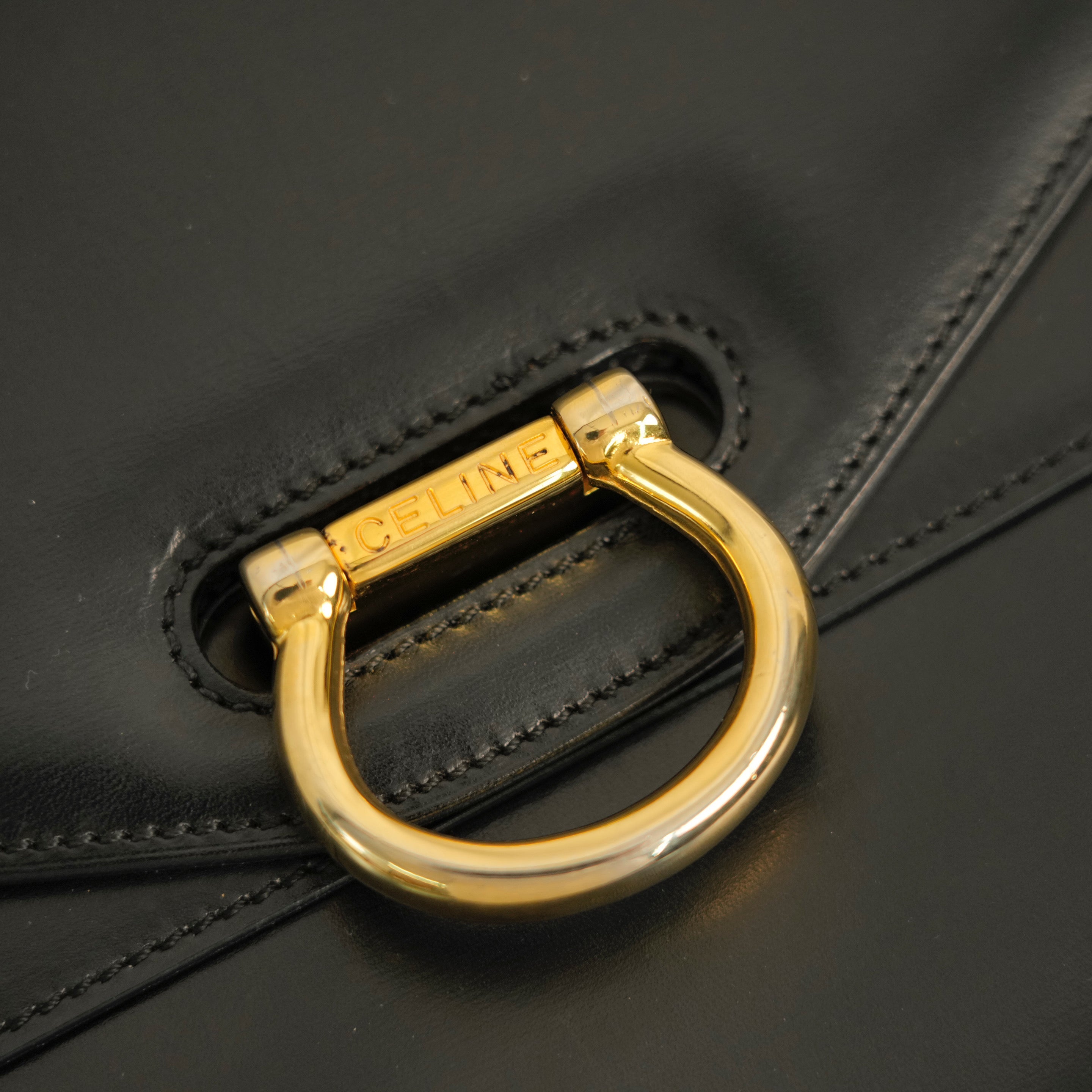 CELINE Double Flap Handbag