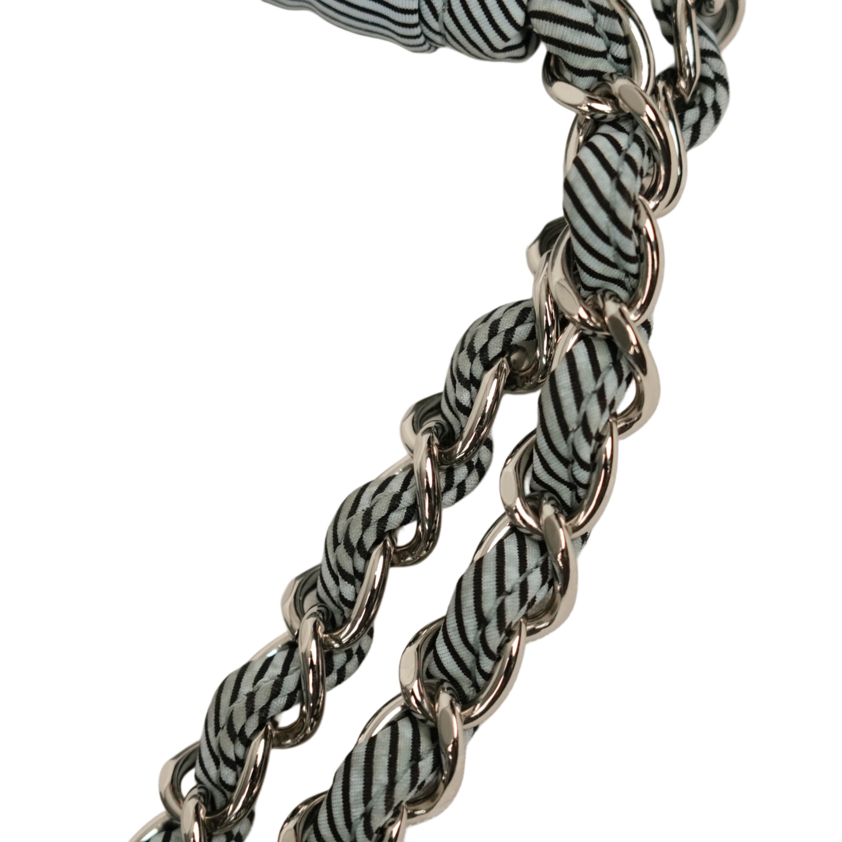 CHANEL 2009–2010 Coco Mark Bubble Quilted Chain Shoulder Bag