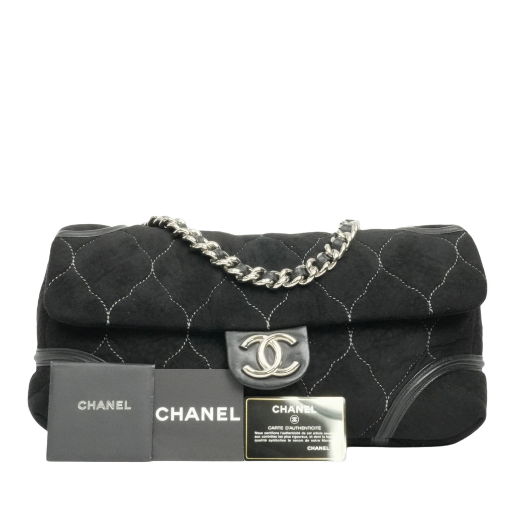 CHANEL 2008-2009 Quilted Coco Mark Chain Shoulder Bag