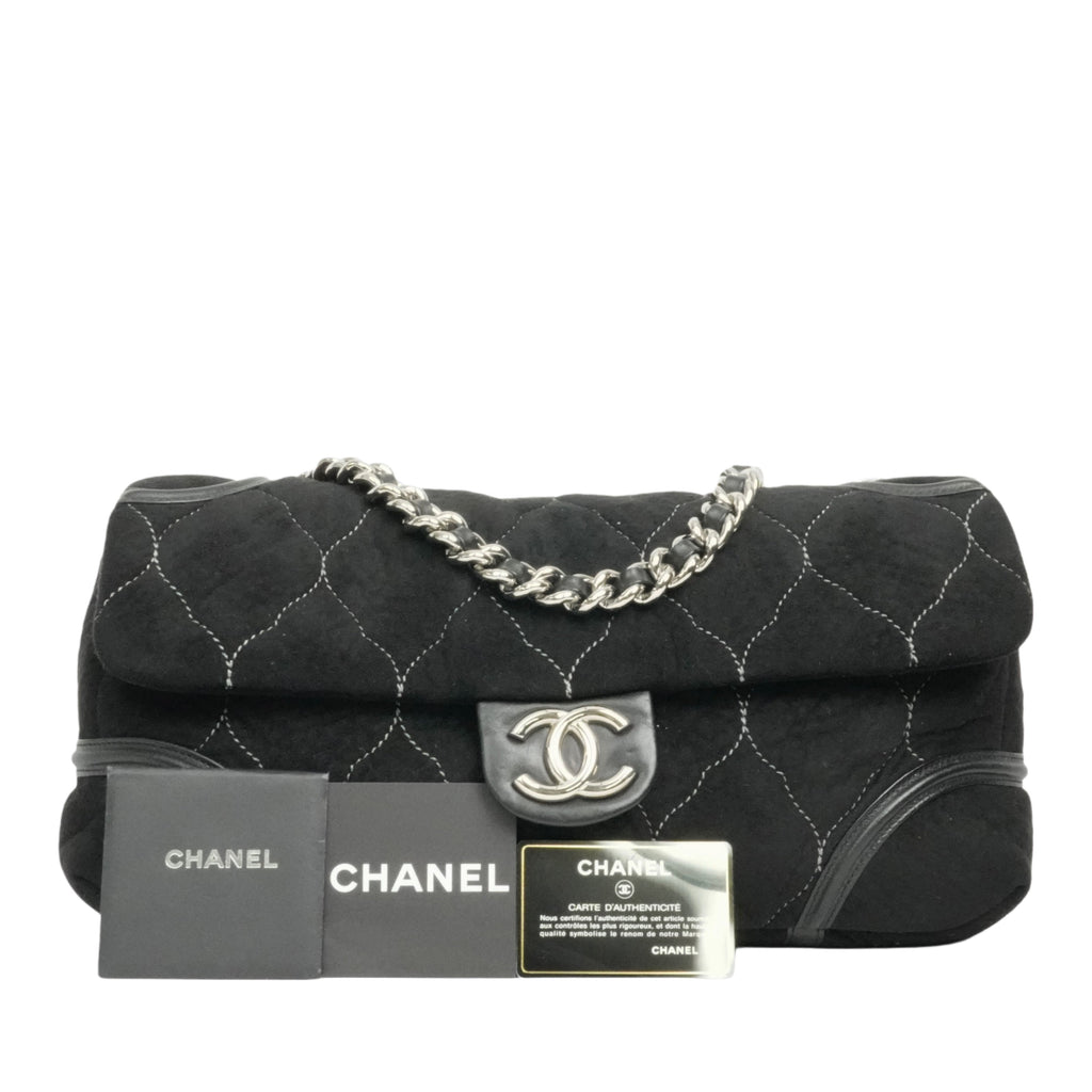 CHANEL 2008-2009 Quilted Coco Mark Chain Shoulder Bag