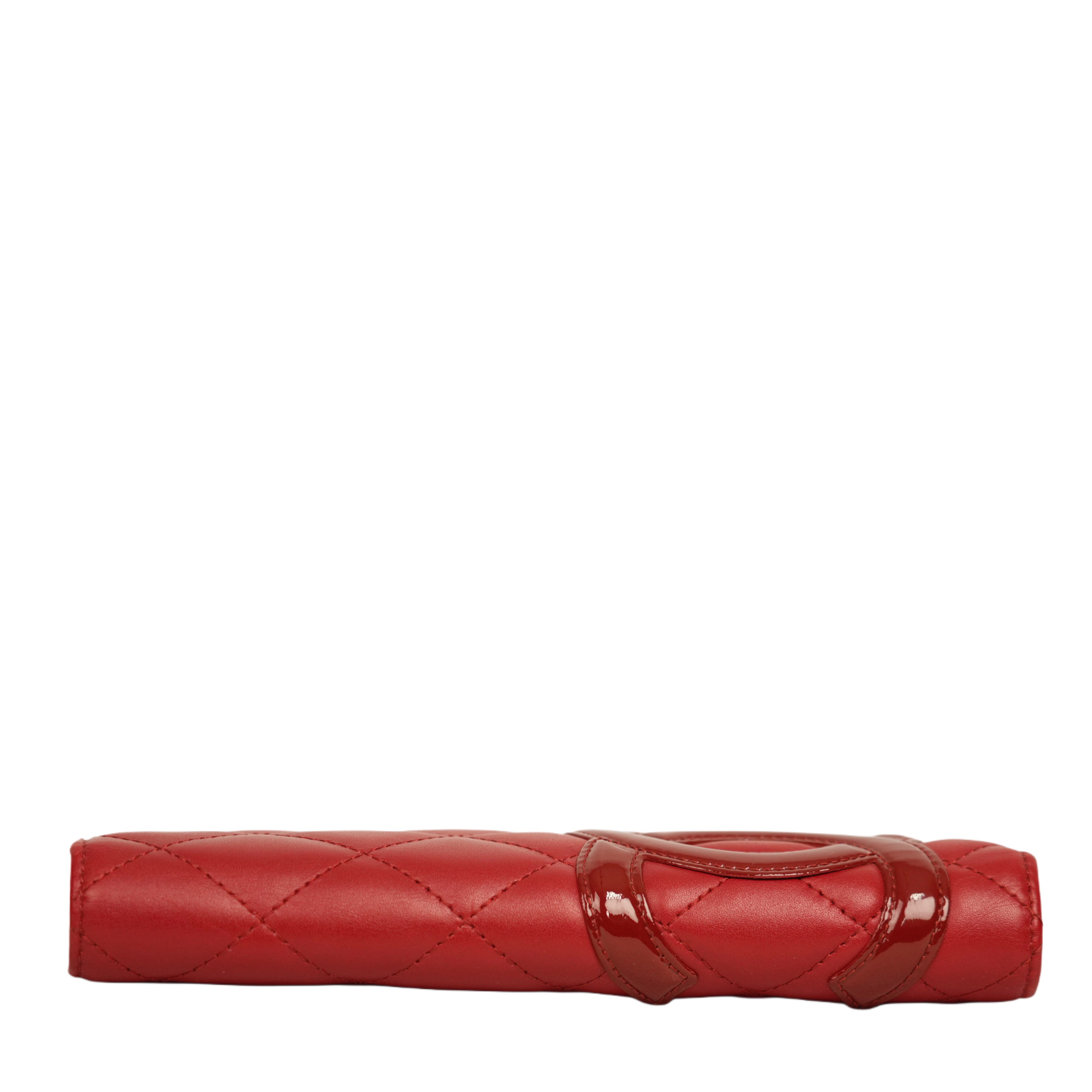 CHANEL 2009–2010 Cambon Coco Mark Matelassé Long Wallet