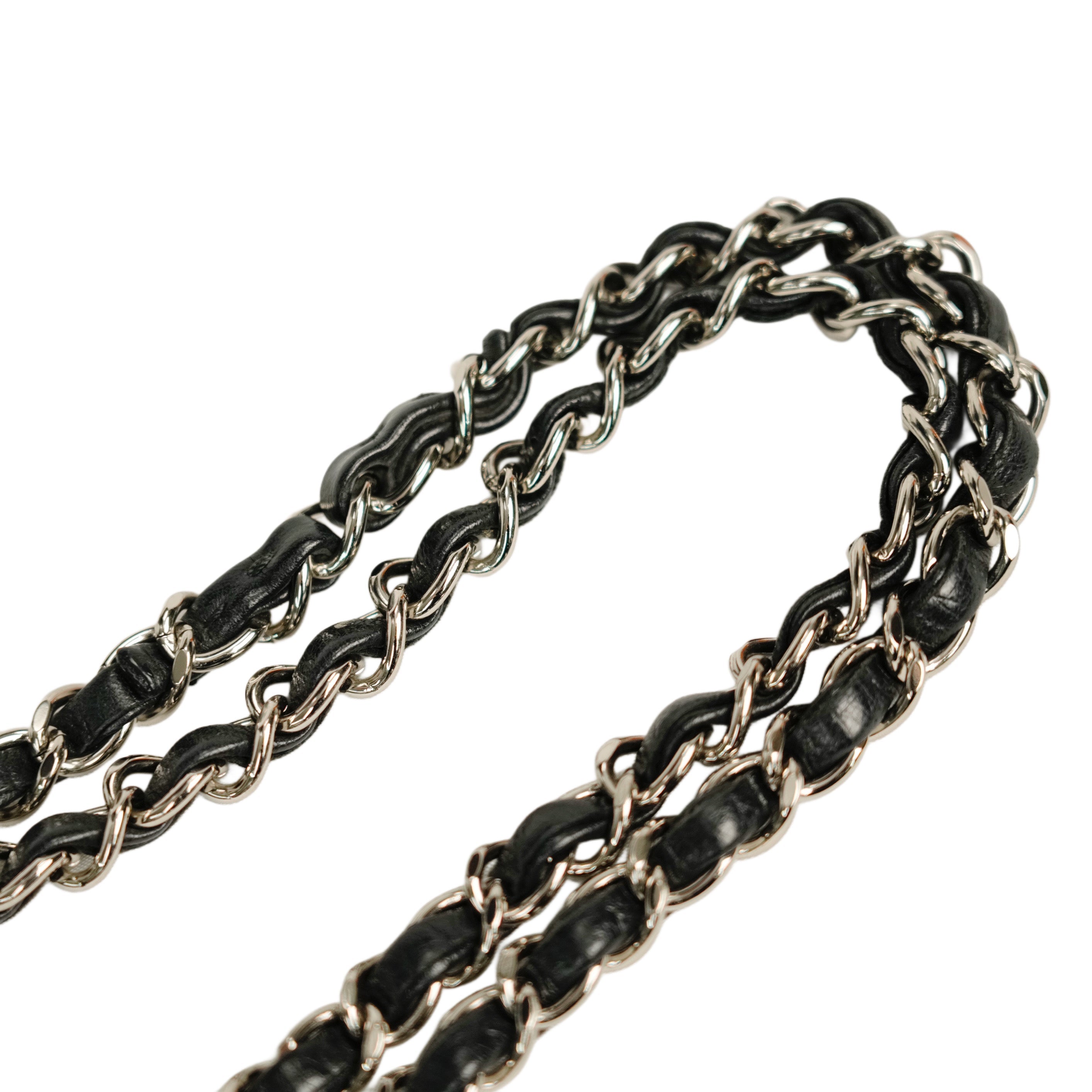 CHANEL 2008–2009 2.55 Chain Matelassé Bicolor Shoulder Bag