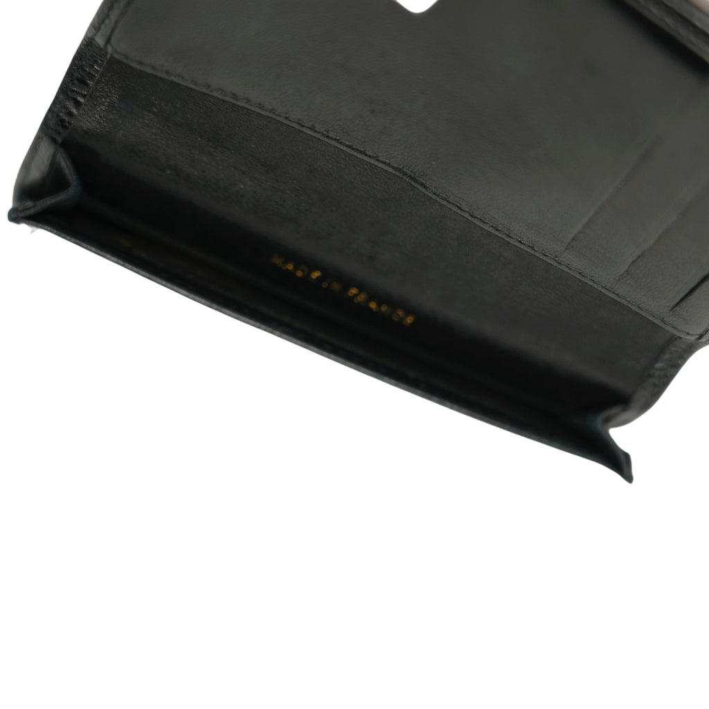 CHANEL 1996-1997 Caviar Skin Coco Mark Card Case