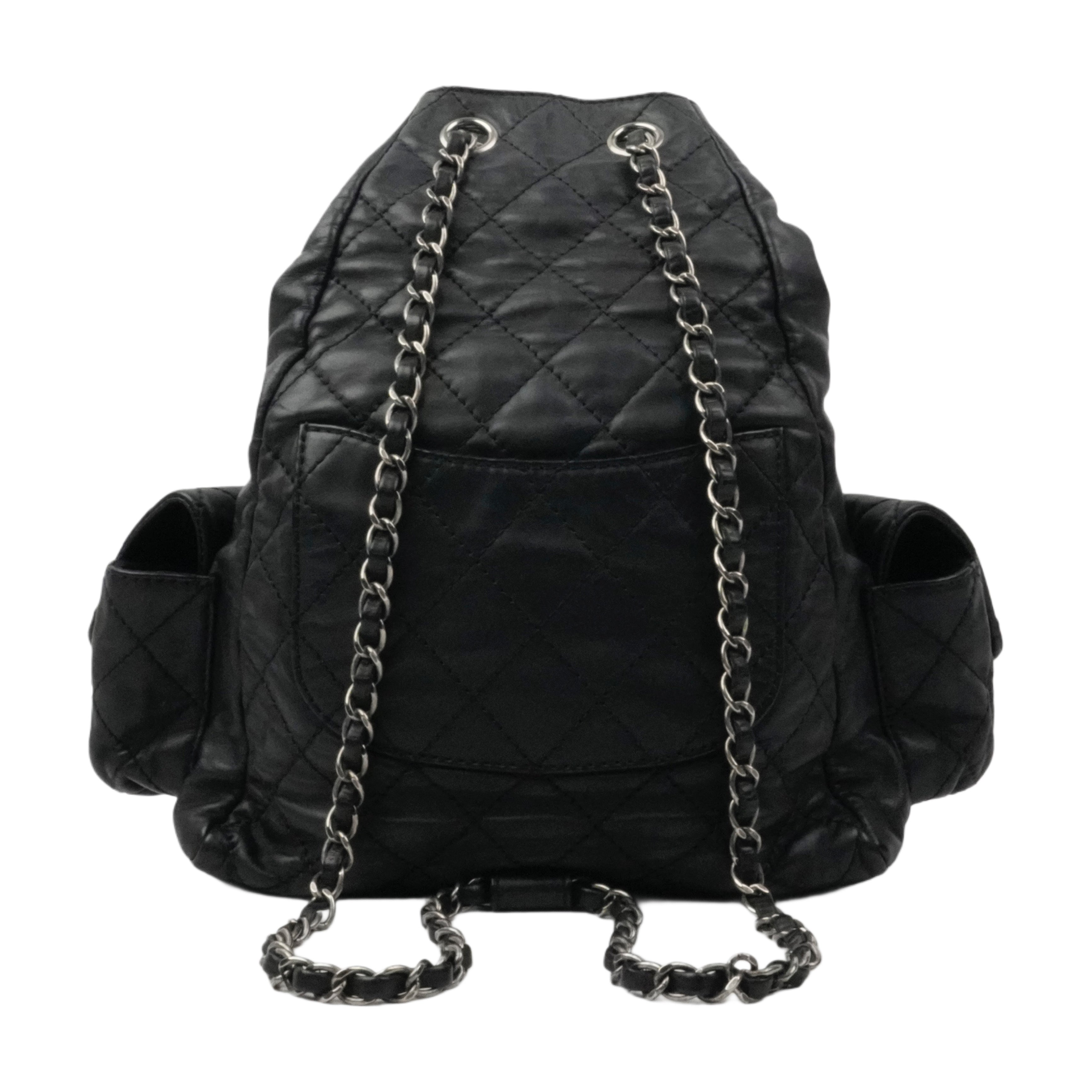 CHANEL 2012-2013 Matelassé Chain Lambskin Backpack