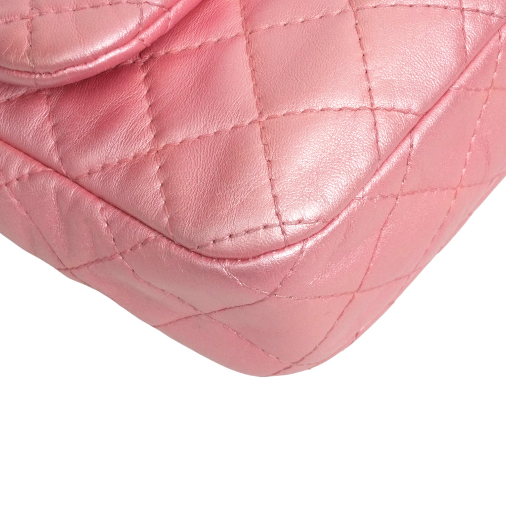 CHANEL 2010–2011 Crystal Logo Matelassé Chain Lambskin Shoulder Bag
