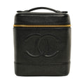 CHANEL 1997-1999 Vanity Caviar Skin Handbag