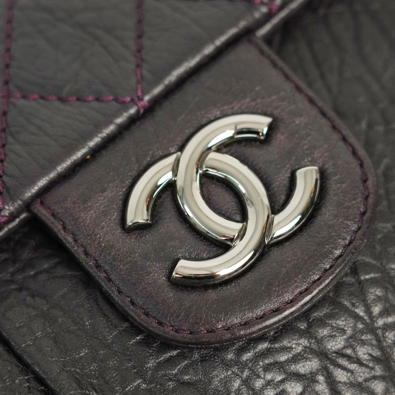 CHANEL 2008–2009 Matelassé Coco Mark Shoulder Bag