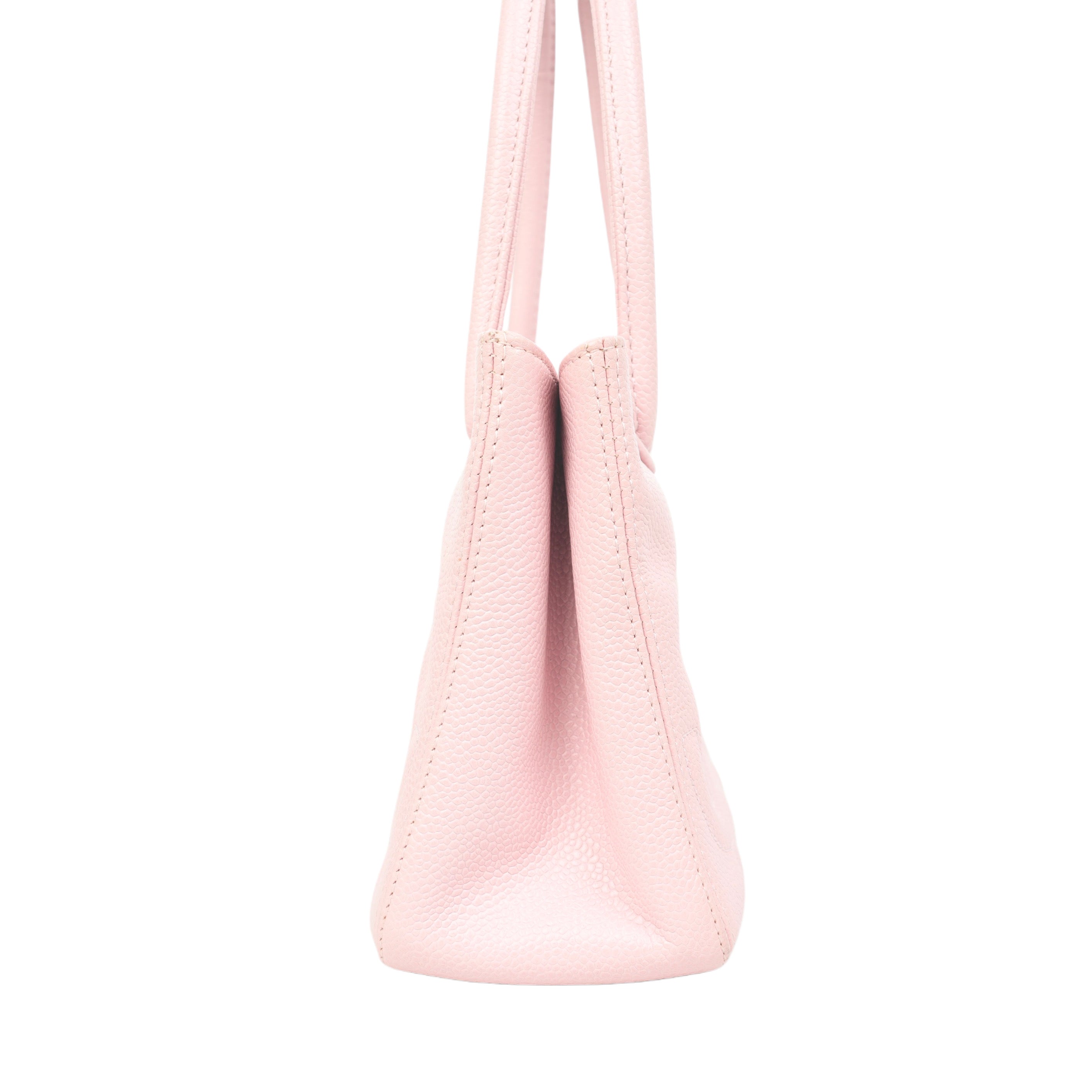 CHANEL 2004–2005 Triple Coco Caviar Leather Handbag