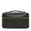 CHANEL 1994-1996 Vanity Caviar Skin Handbag