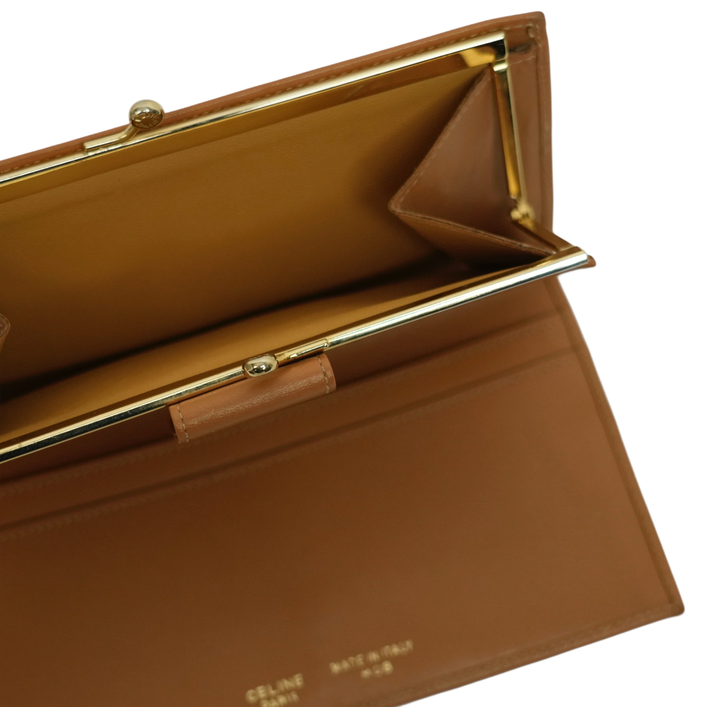 CELINE Macadam Kisslock Long Wallet