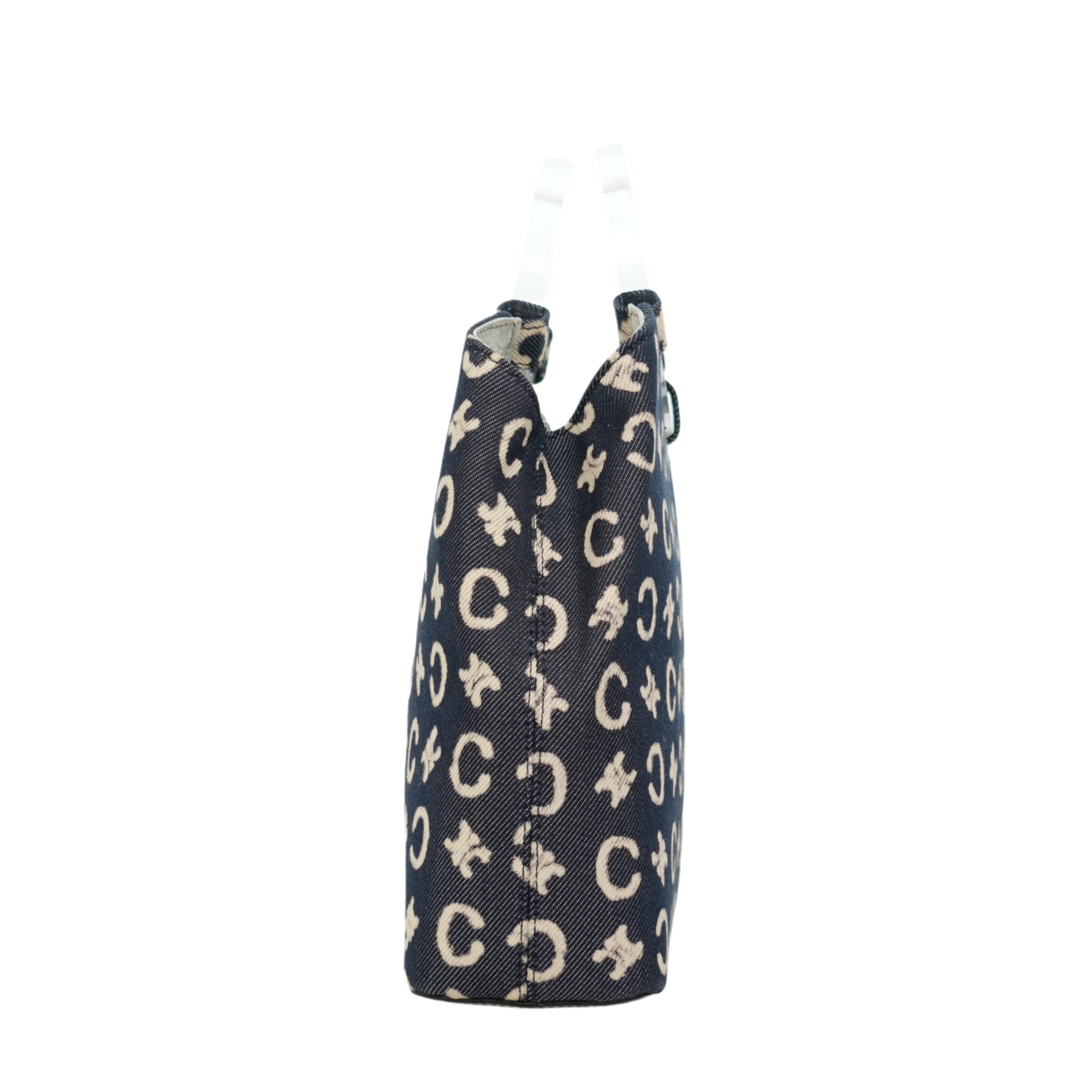 CELINE Denim C Macadam Handbag