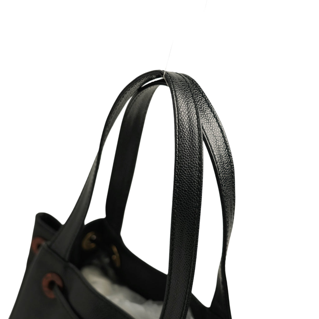 CHANEL 2002–2003 Coco Mark Caviar Skin Handbag
