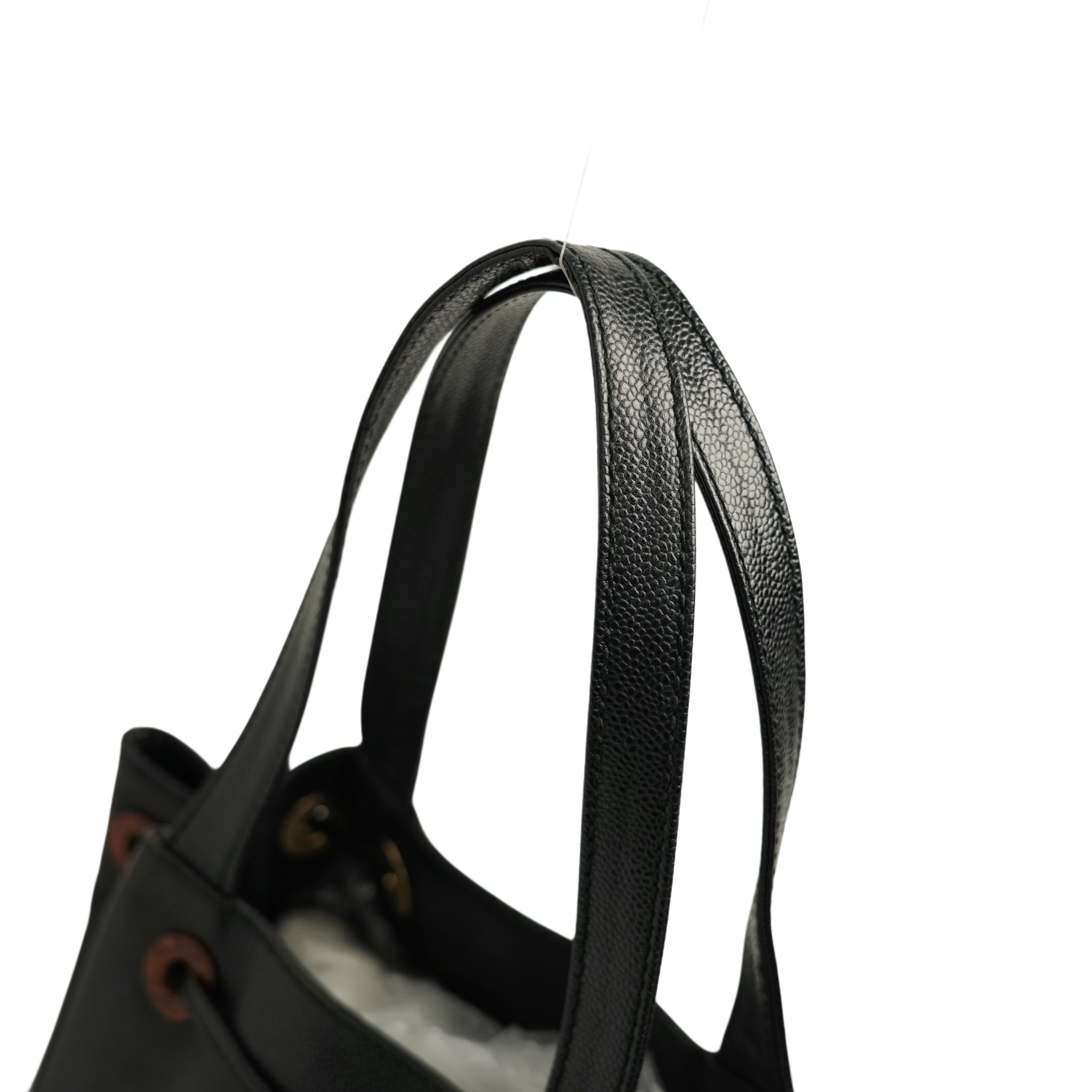CHANEL 2002–2003 Coco Mark Caviar Skin Handbag