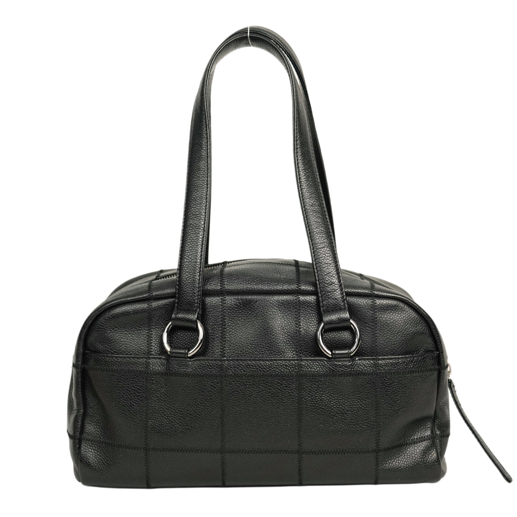 CHANEL 2004–2005 Chocolate Bar Stitch Shoulder Bag