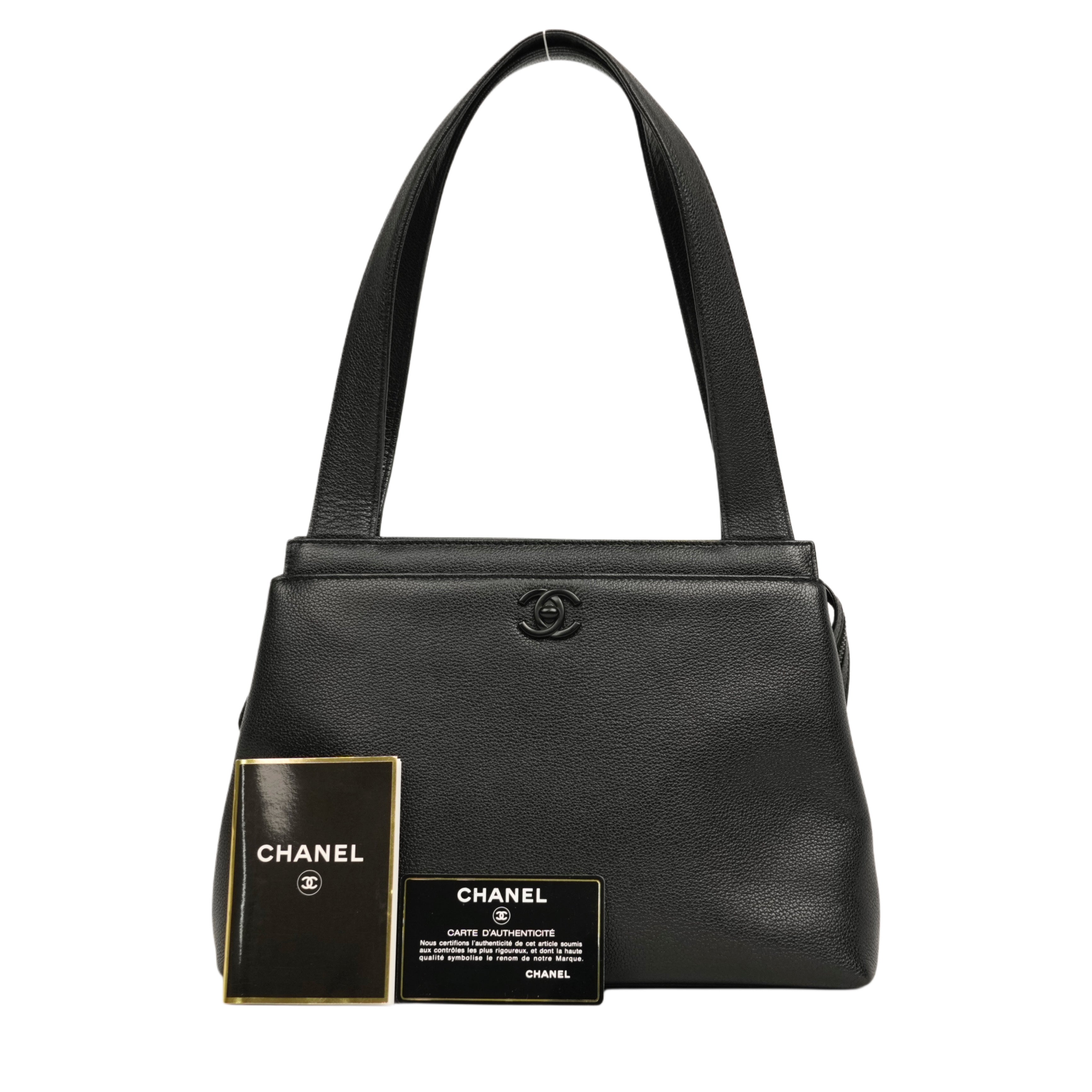 CHANEL 1997–1999 Coco Mark Handbag / Shoulder Bag