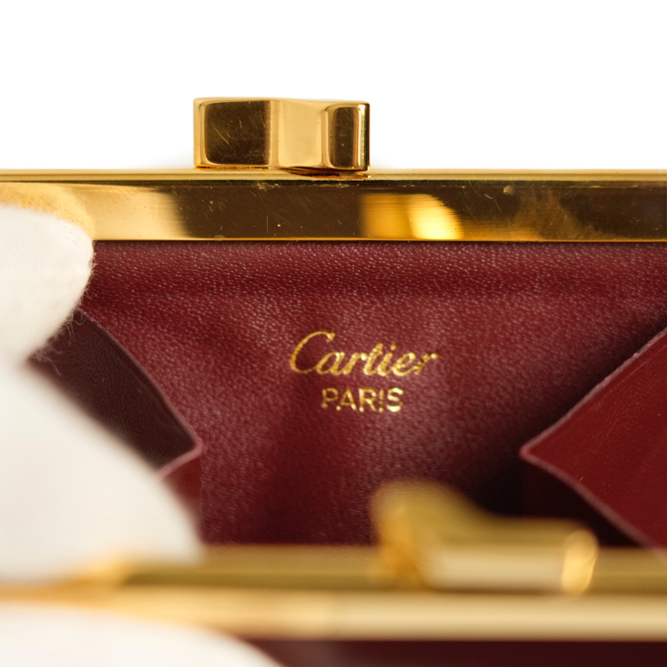 CARTIER Must Line Kiss-lock Coin Case