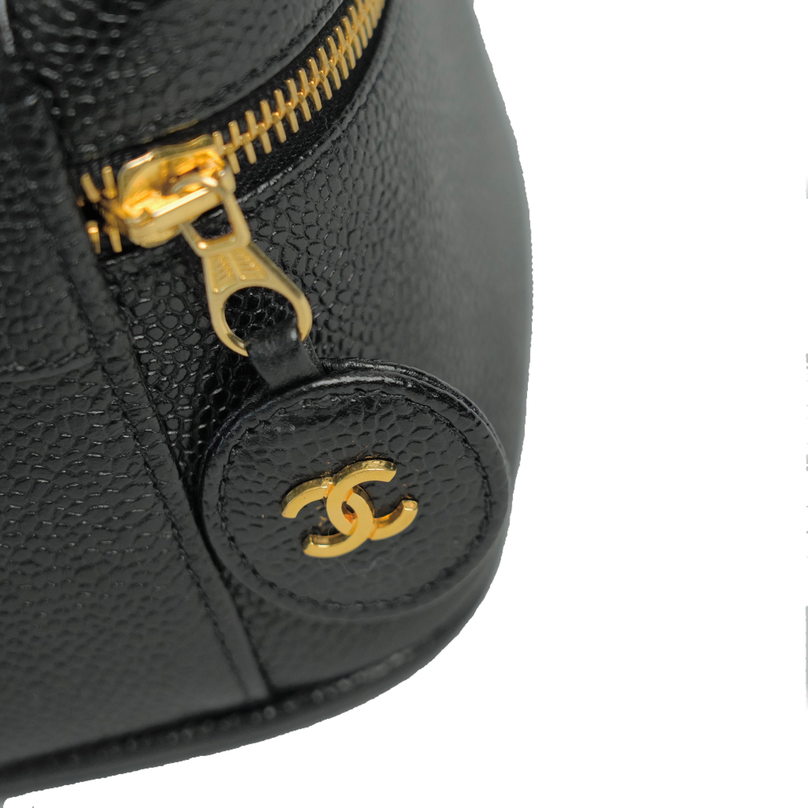 CHANEL 1994-1996 Vanity Caviar Skin Handbag