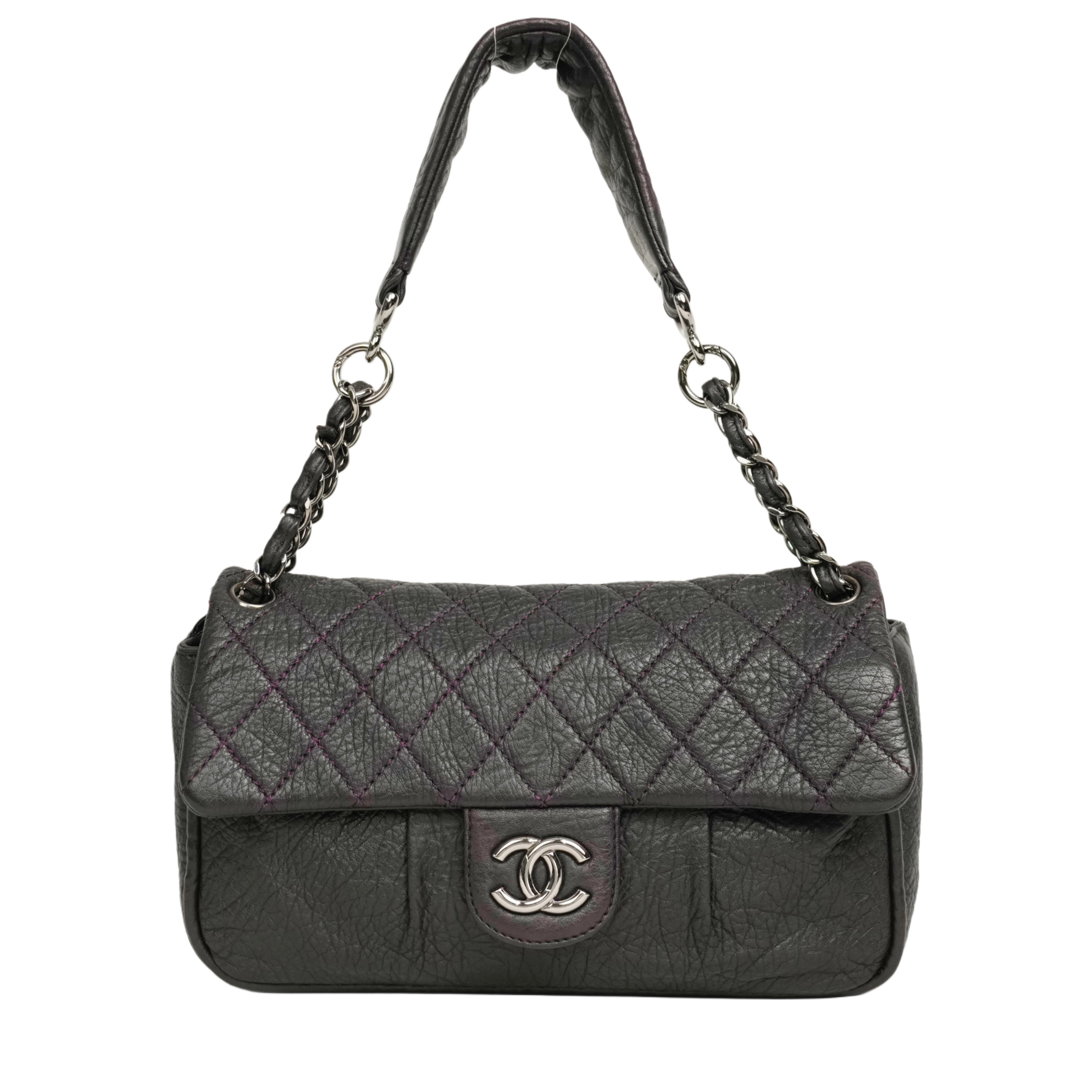 CHANEL 2008–2009 Matelassé Coco Mark Shoulder Bag