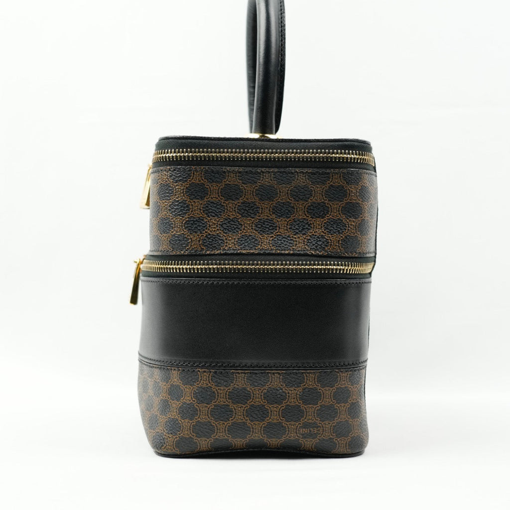 CELINE Macadam Vanity Handbag