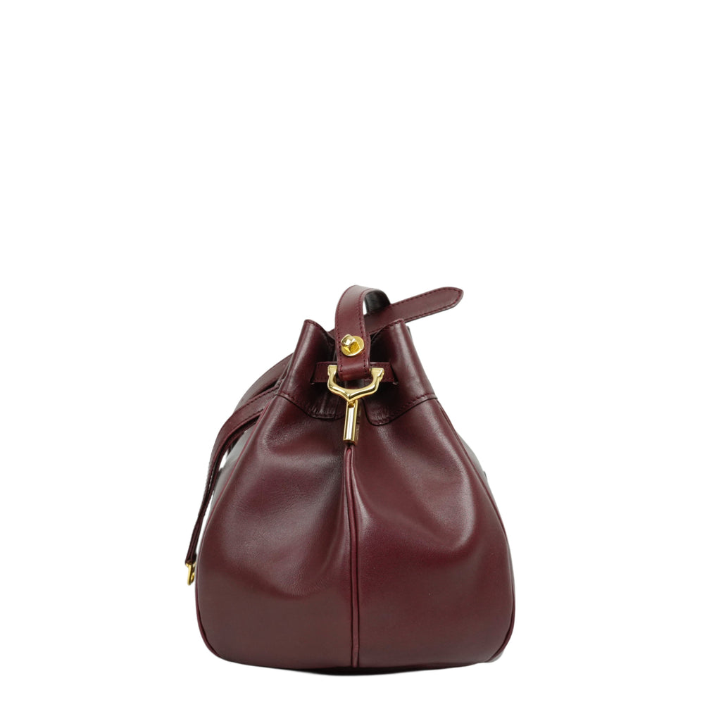 CARTIER Mustline Kinchaku-Type Shoulder Bag