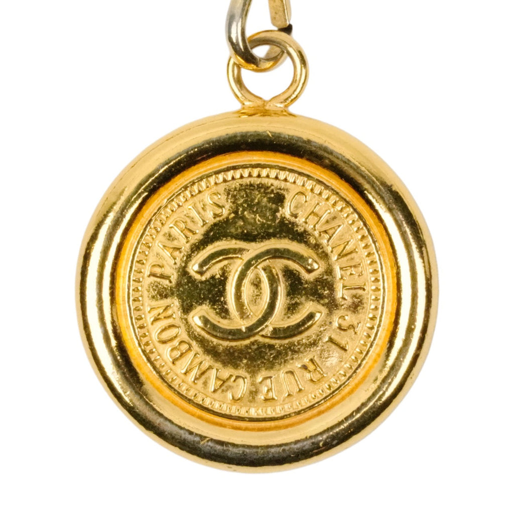 CHANEL Coco Mark Coin Triple Chain Belt