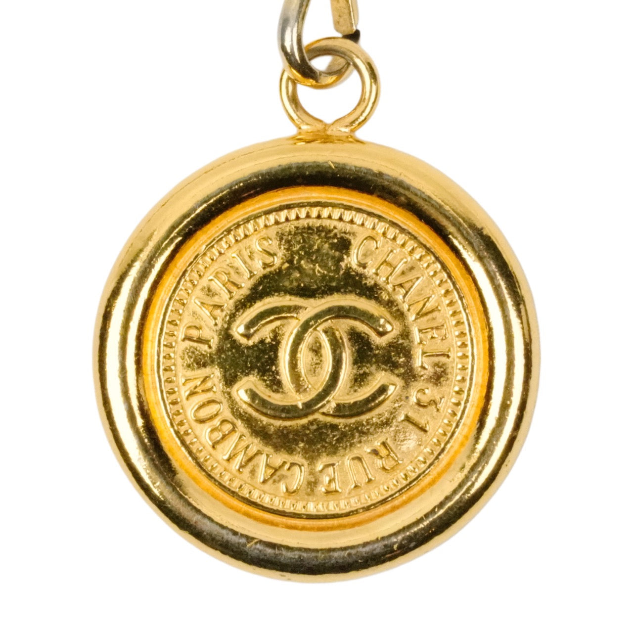 CHANEL Coco Mark Coin Triple Chain Belt