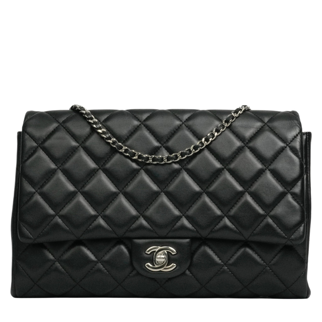 CHANEL 2012-2013 Matelassé Chain Lambskin Shoulder Bag