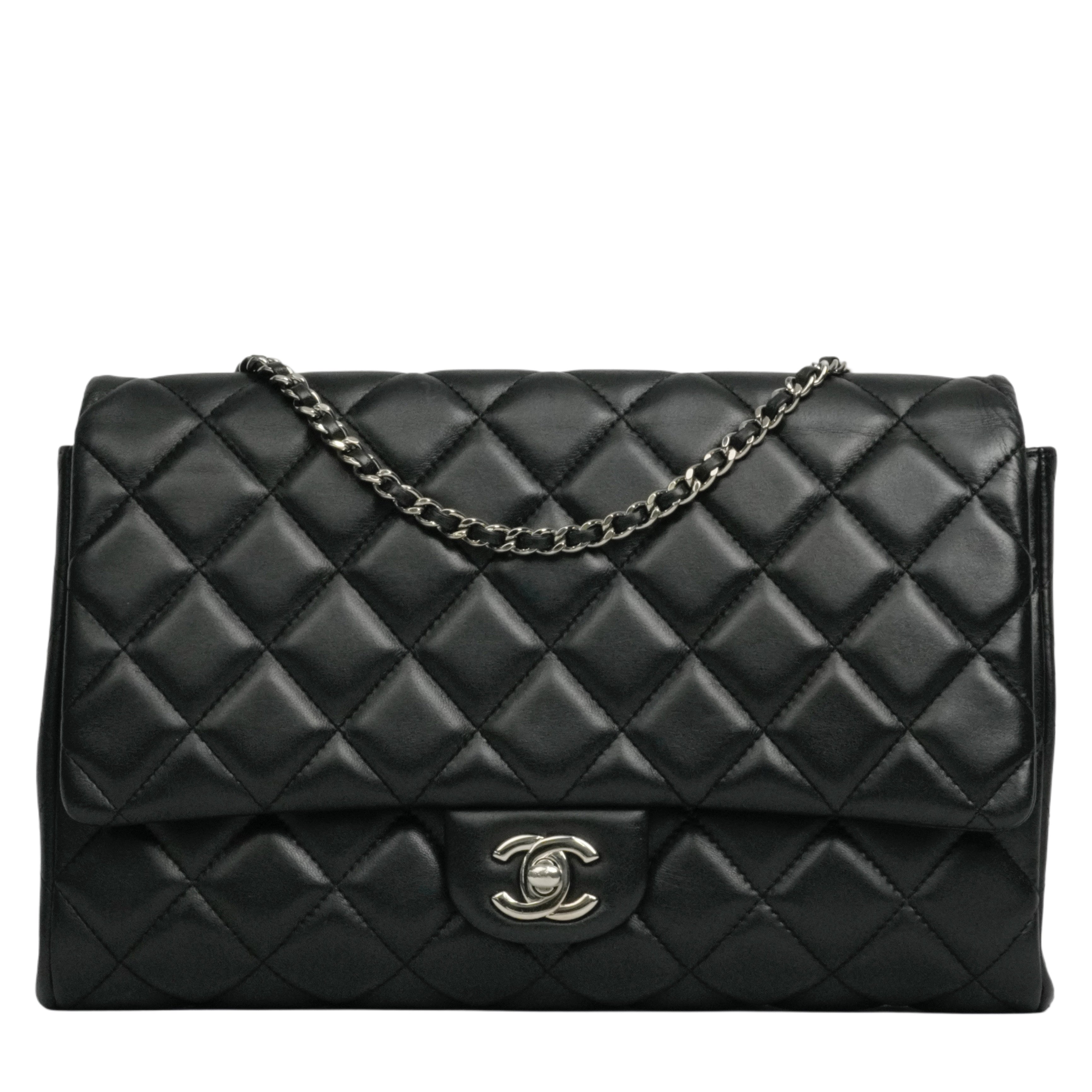 CHANEL 2012-2013 Matelassé Chain Lambskin Shoulder Bag