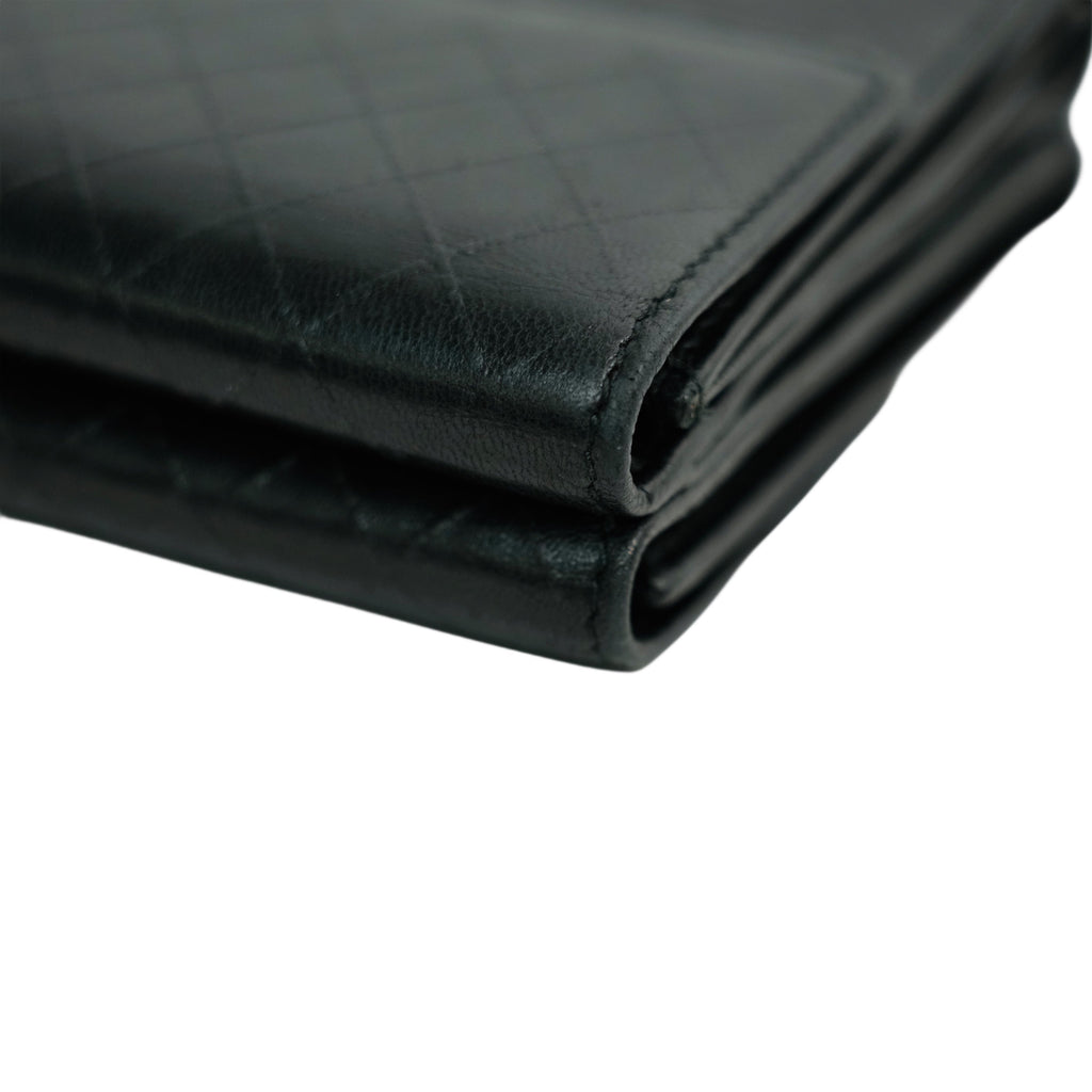 CHANEL 2004–2005 Ginza Limited Camellia Trifold Wallet