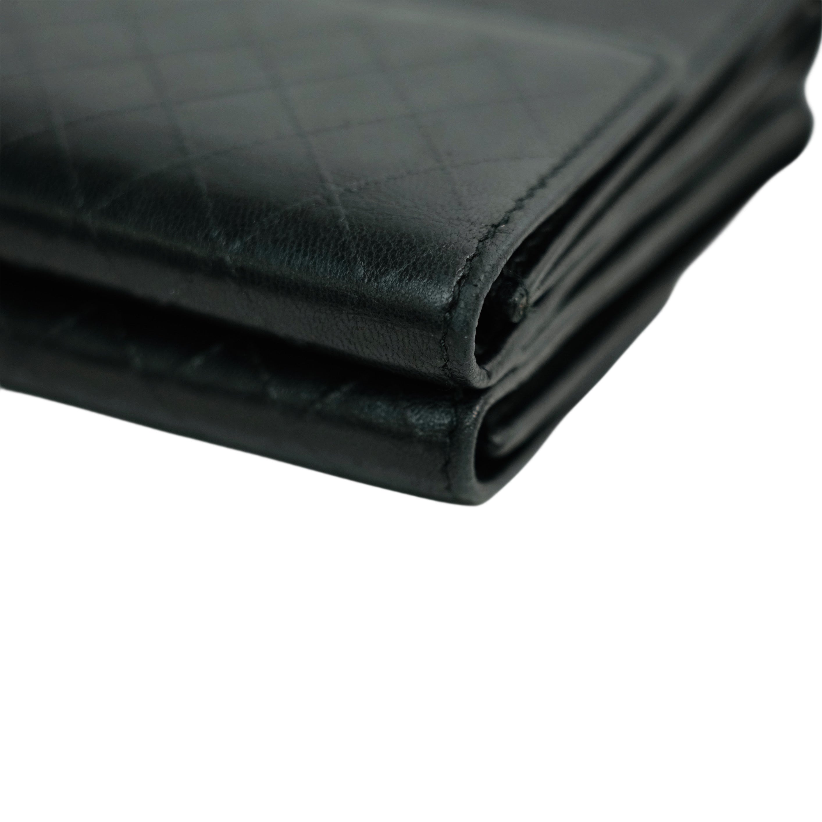 CHANEL 2004–2005 Ginza Limited Camellia Trifold Wallet