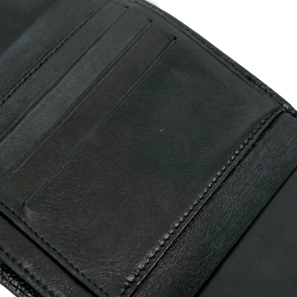 CHANEL 2003–2004 Caviar Leather Tri-Fold Wallet