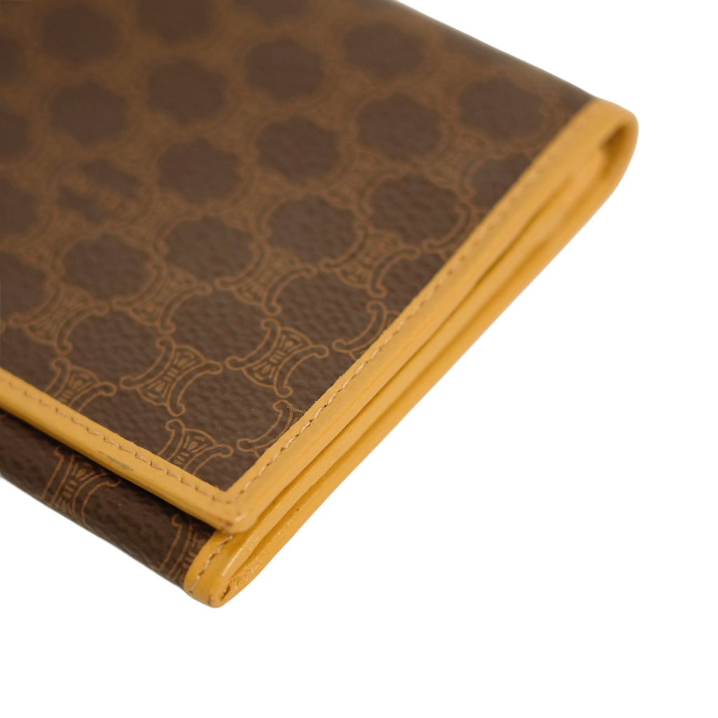 CELINE Macadam Bi-Fold Long Wallet
