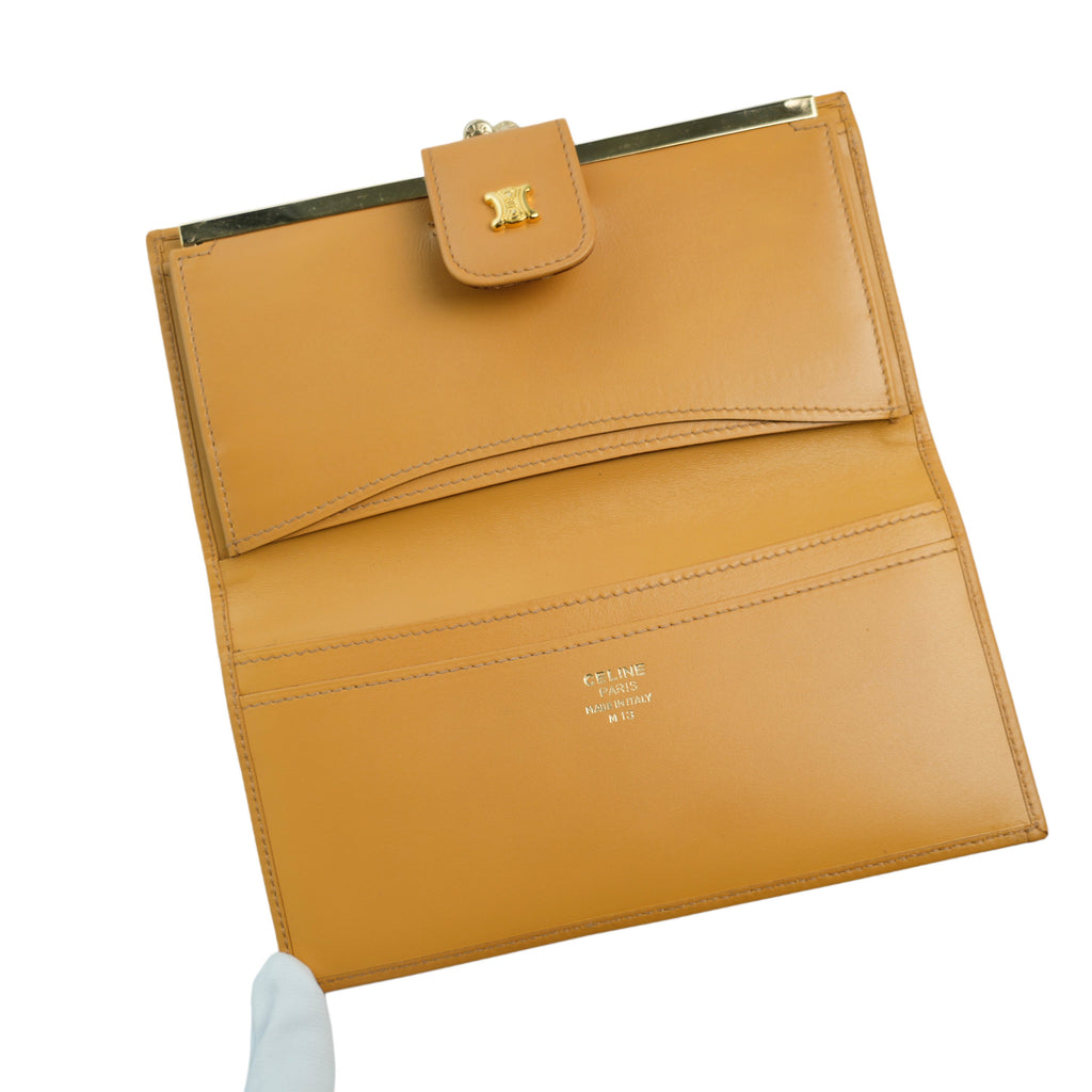 CELINE Macadam Frame Long Wallet