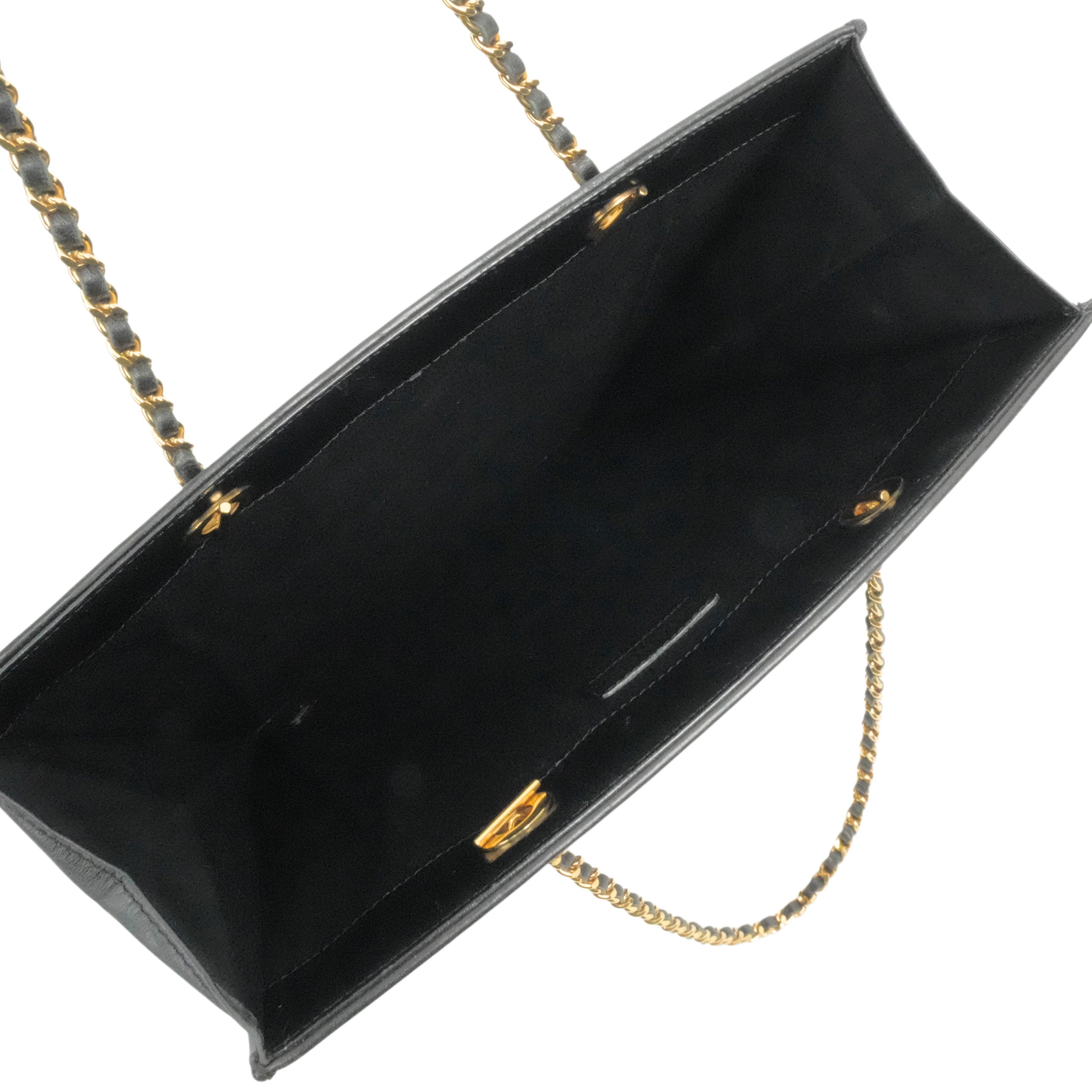 CHANEL 2002-2003 Coco Chain Tote Bag