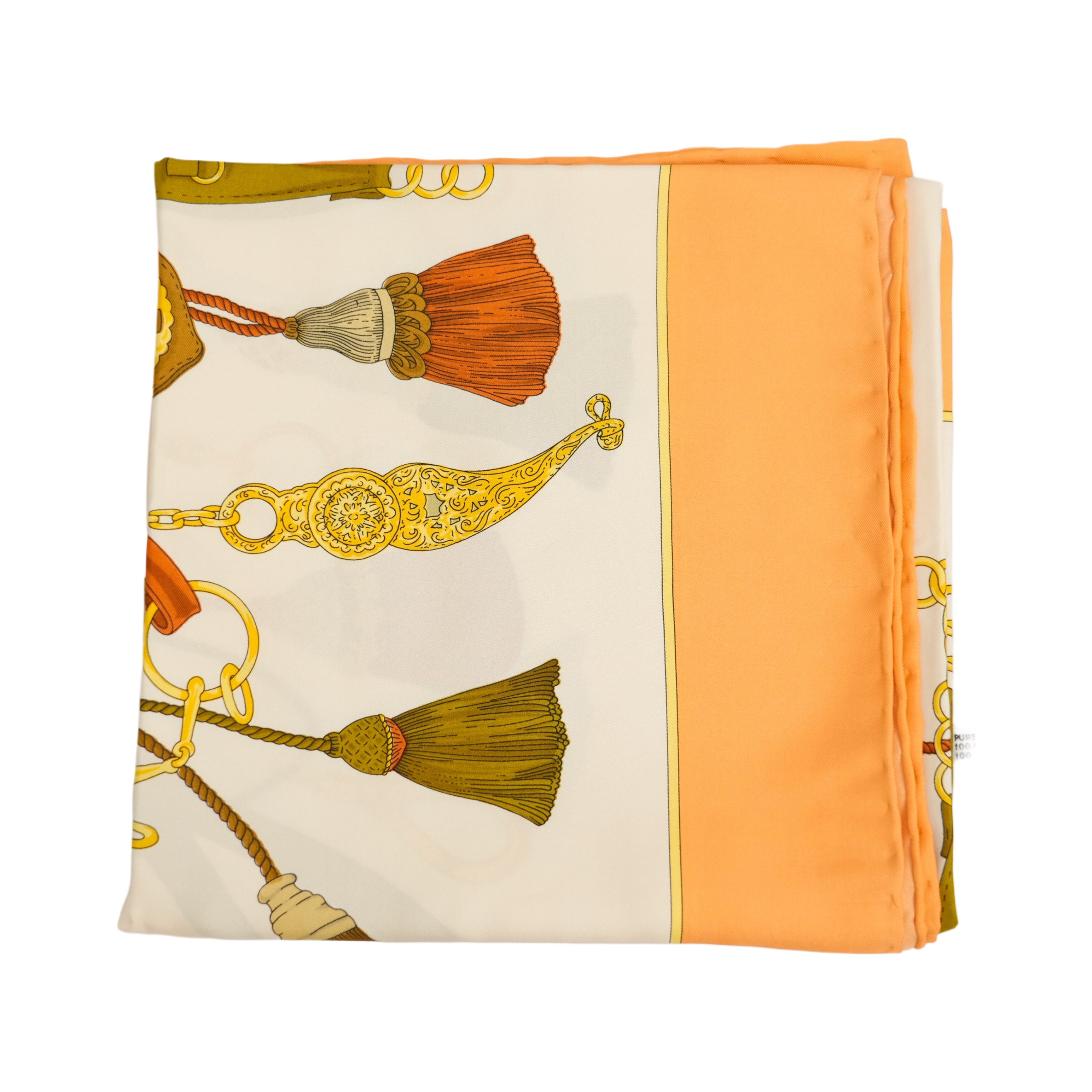 CELINE Tassel Chain Carre 90 Scarf