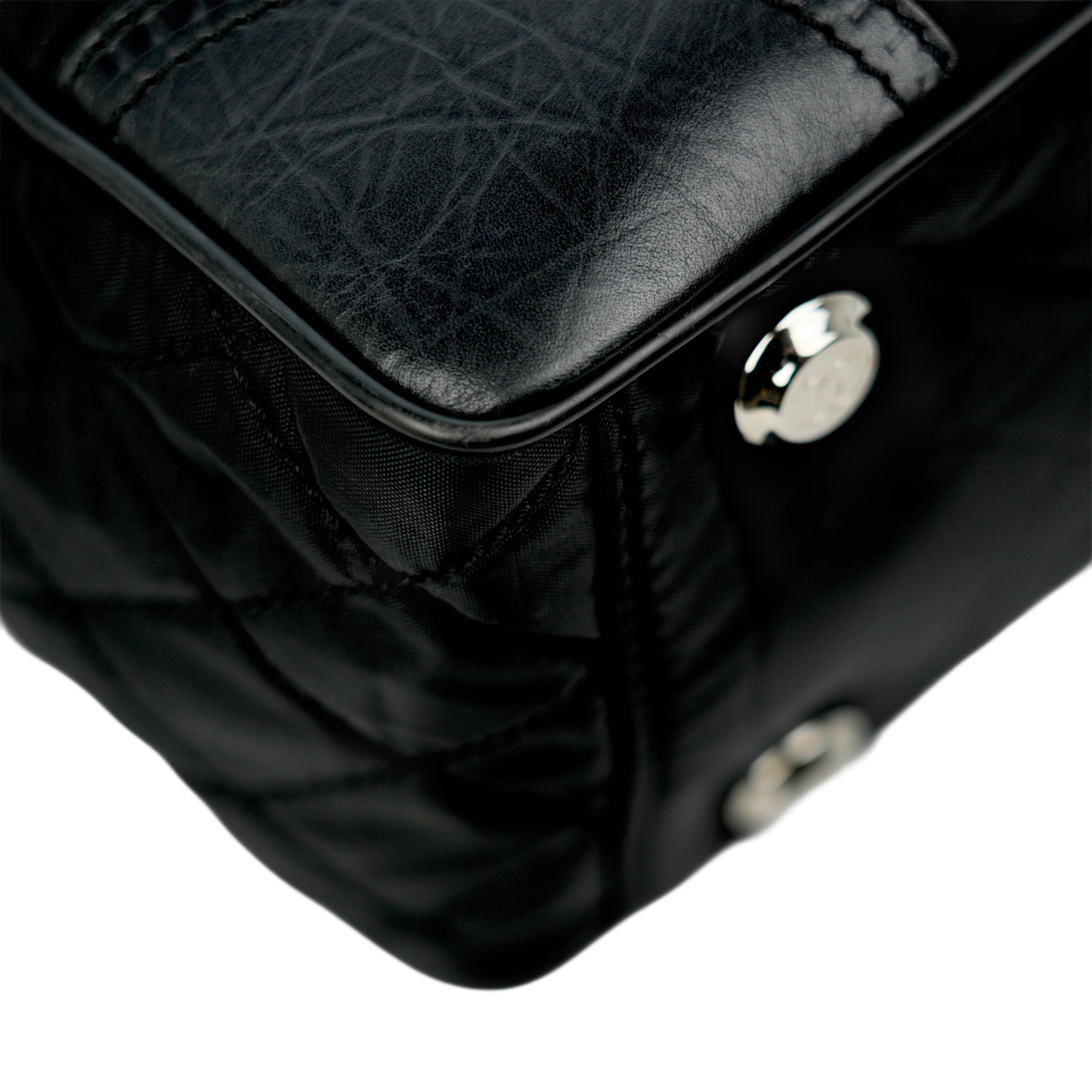 CHANEL 2008-2009 Nylon Paris-New York Tote Bag/Shoulder Bag